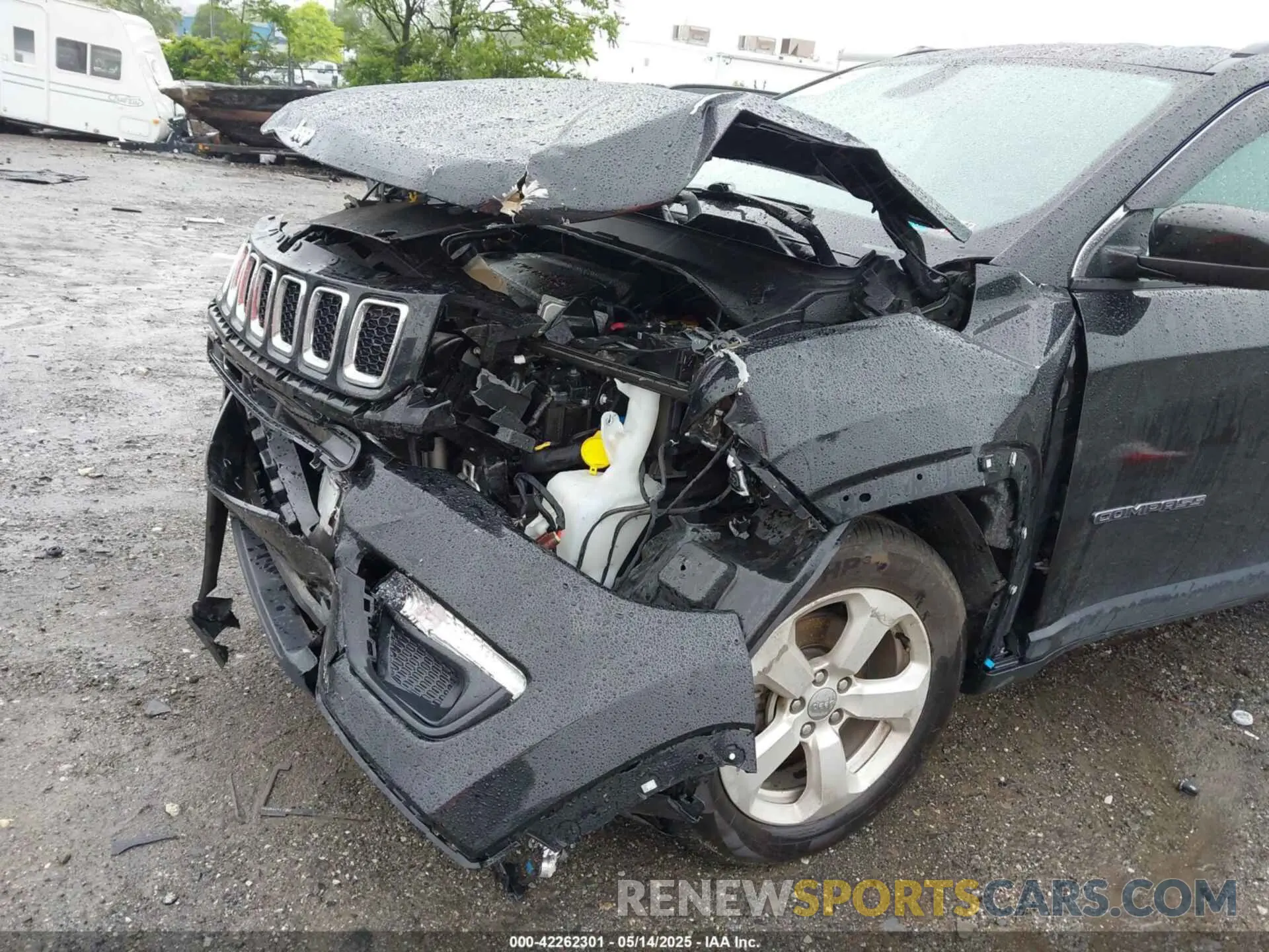 6 fotografías del automóvil dañado 3C4NJCBB7MT592525 JEEP COMPASS 2021