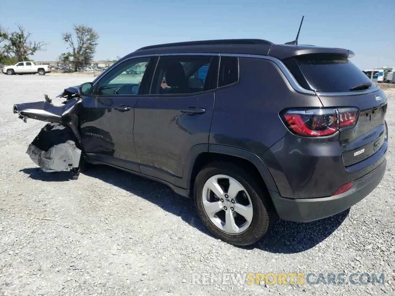 2 fotografías del automóvil dañado 3C4NJCBB8MT604603 JEEP COMPASS 2021