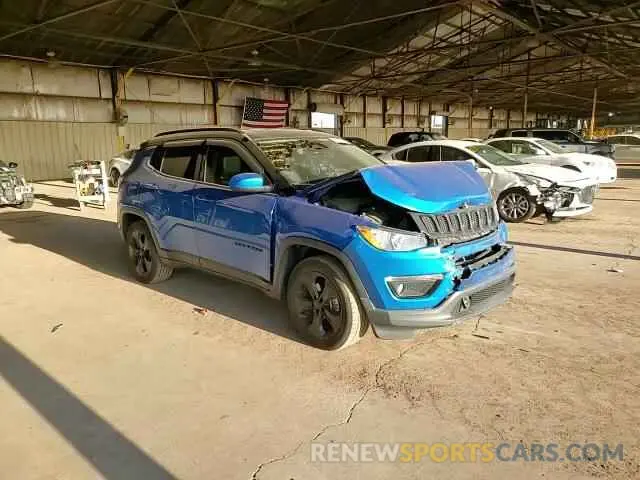 11 fotografías del automóvil dañado 3C4NJCBB9MT501884 JEEP COMPASS 2021