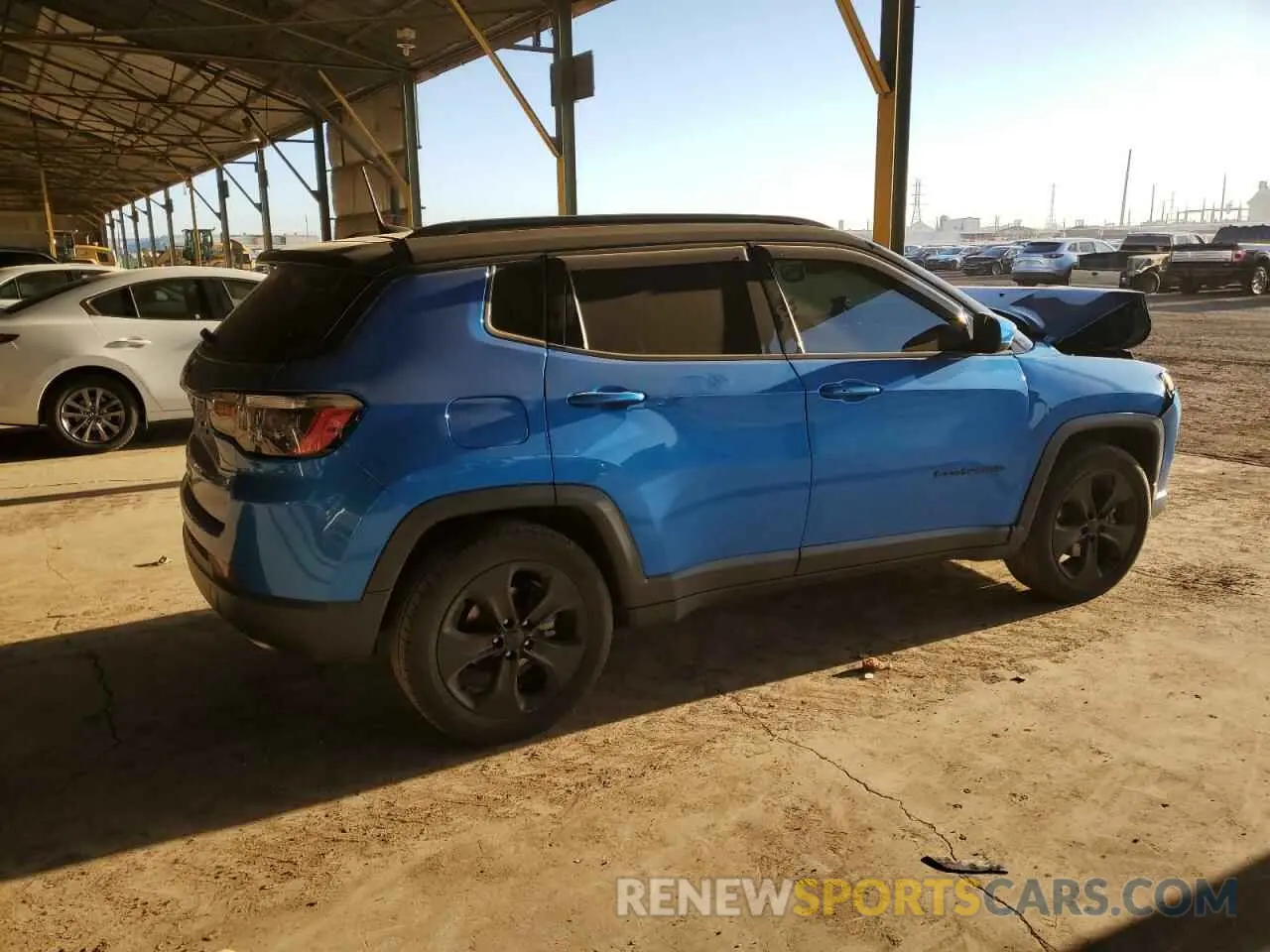 3 fotografías del automóvil dañado 3C4NJCBB9MT501884 JEEP COMPASS 2021