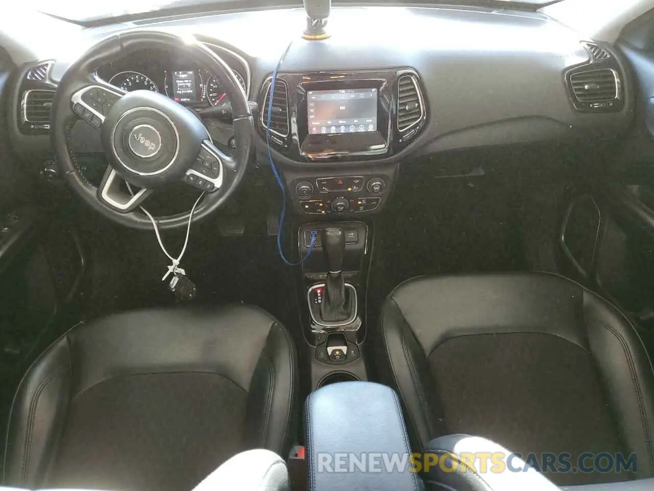 8 fotografías del automóvil dañado 3C4NJCBB9MT501884 JEEP COMPASS 2021