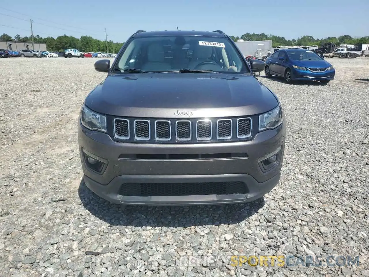 5 fotografías del automóvil dañado 3C4NJCBB9MT538952 JEEP COMPASS 2021