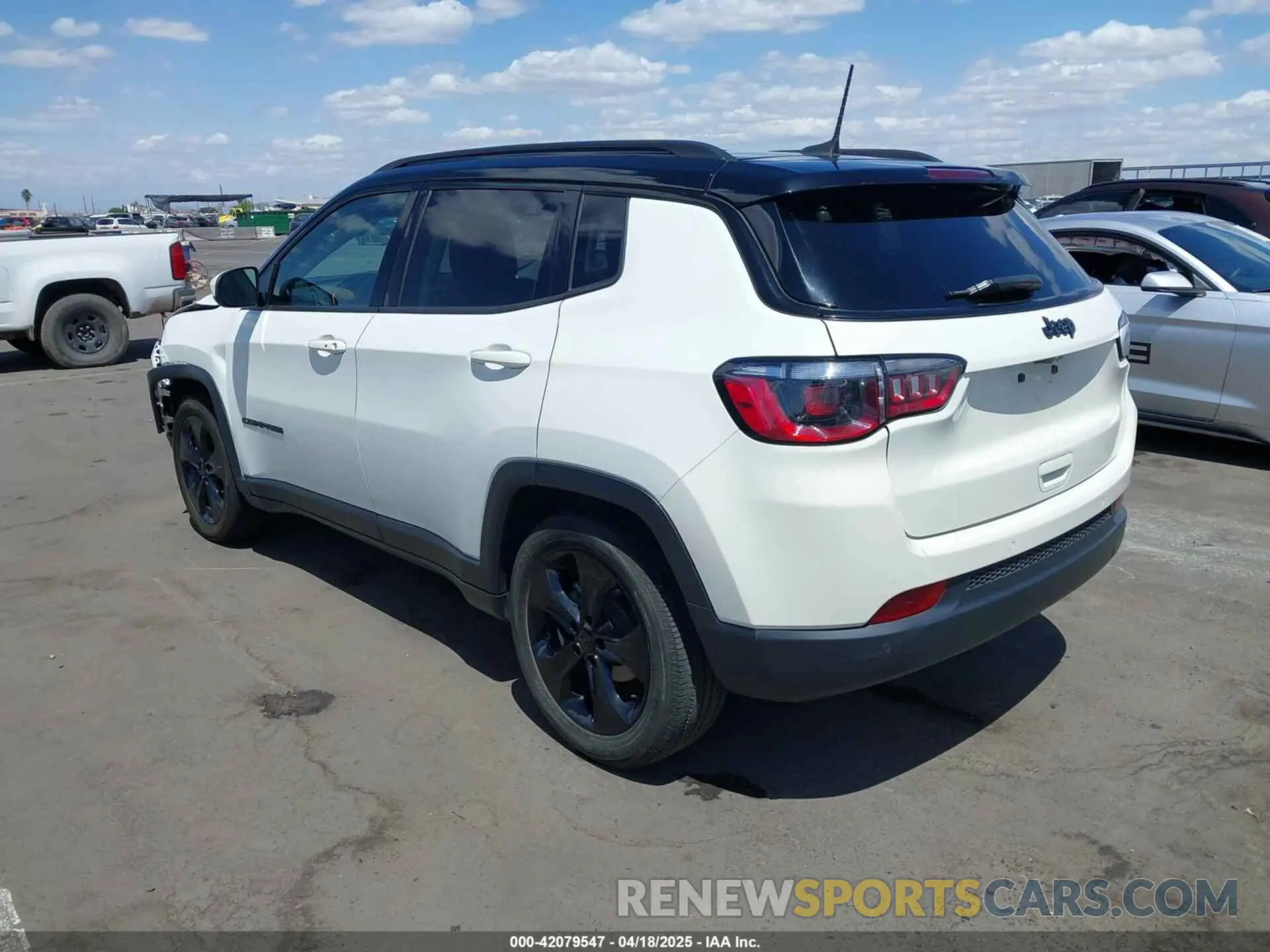3 fotografías del automóvil dañado 3C4NJCBBXMT603940 JEEP COMPASS 2021