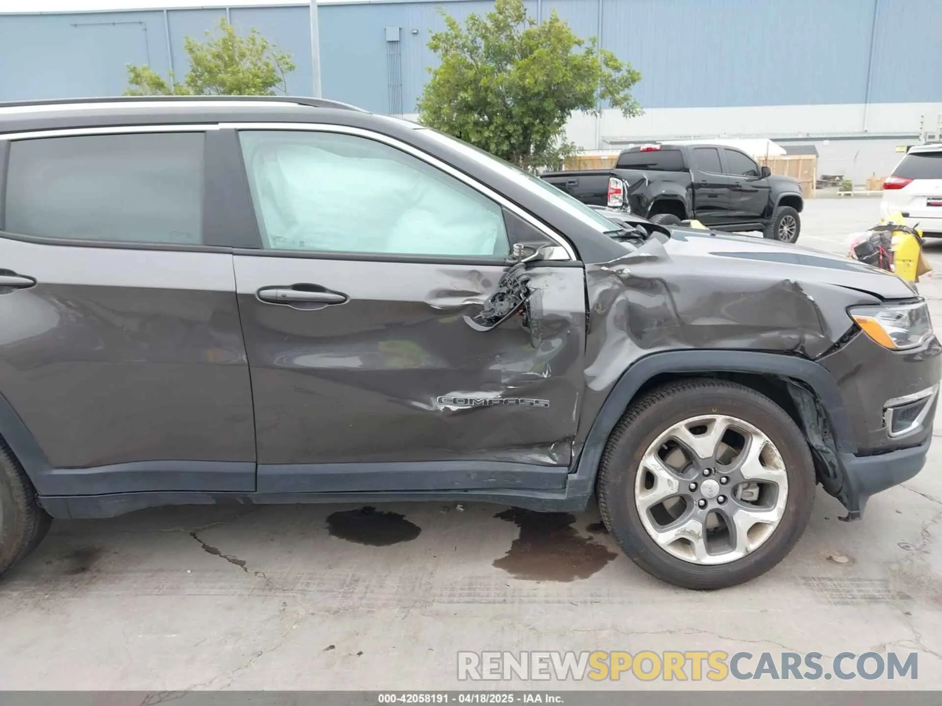 6 fotografías del automóvil dañado 3C4NJCCB0MT571336 JEEP COMPASS 2021