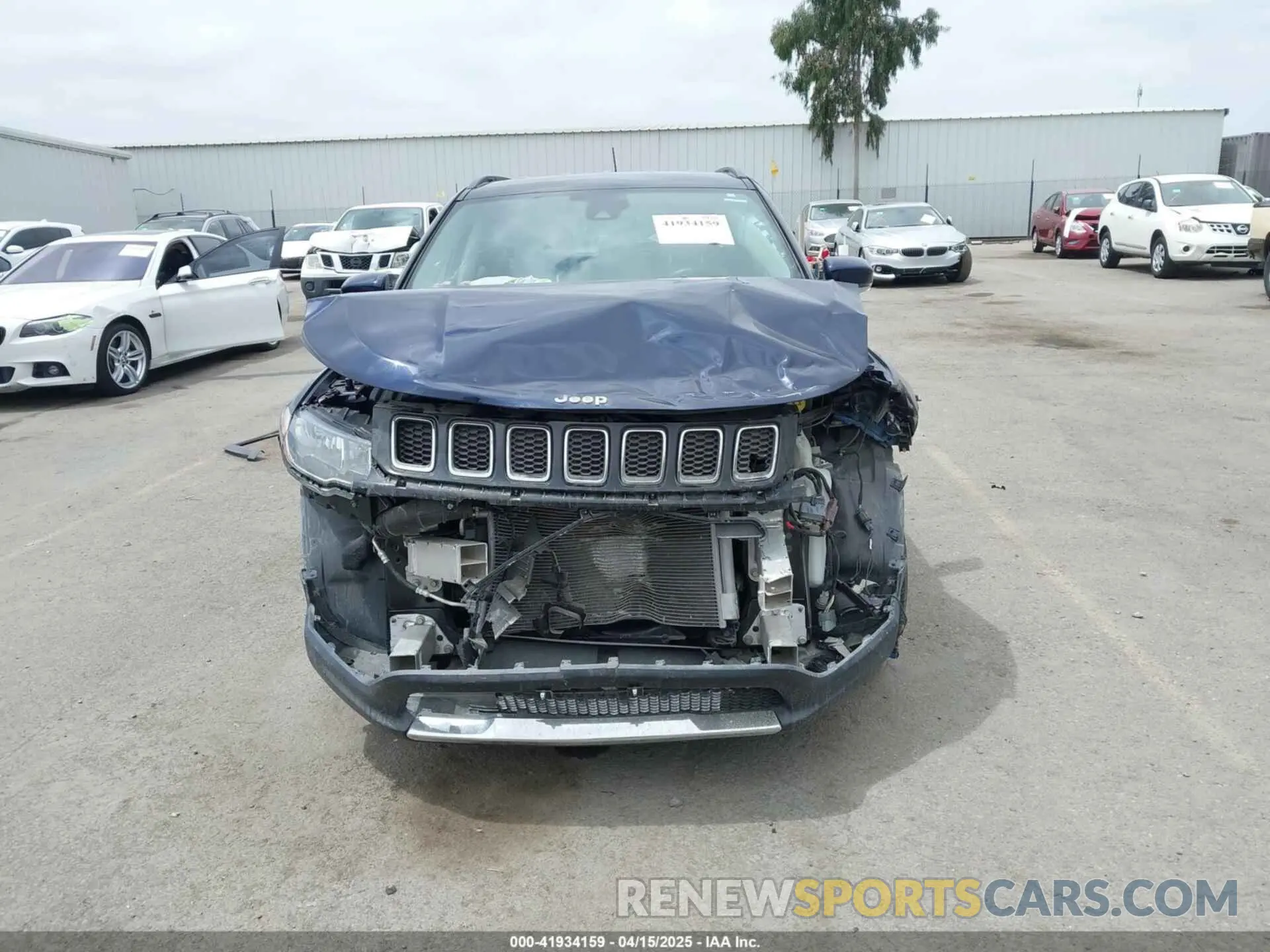 13 fotografías del automóvil dañado 3C4NJCCB1MT581406 JEEP COMPASS 2021