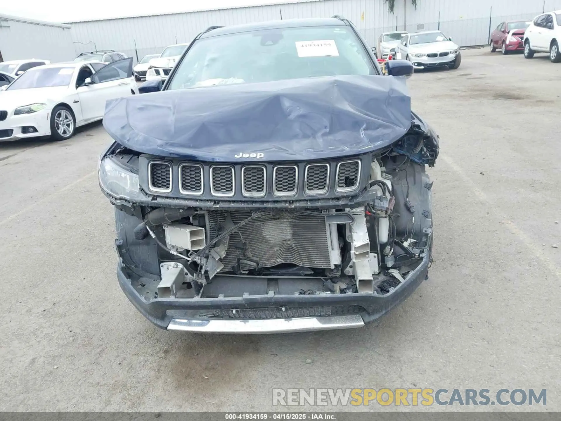 6 fotografías del automóvil dañado 3C4NJCCB1MT581406 JEEP COMPASS 2021