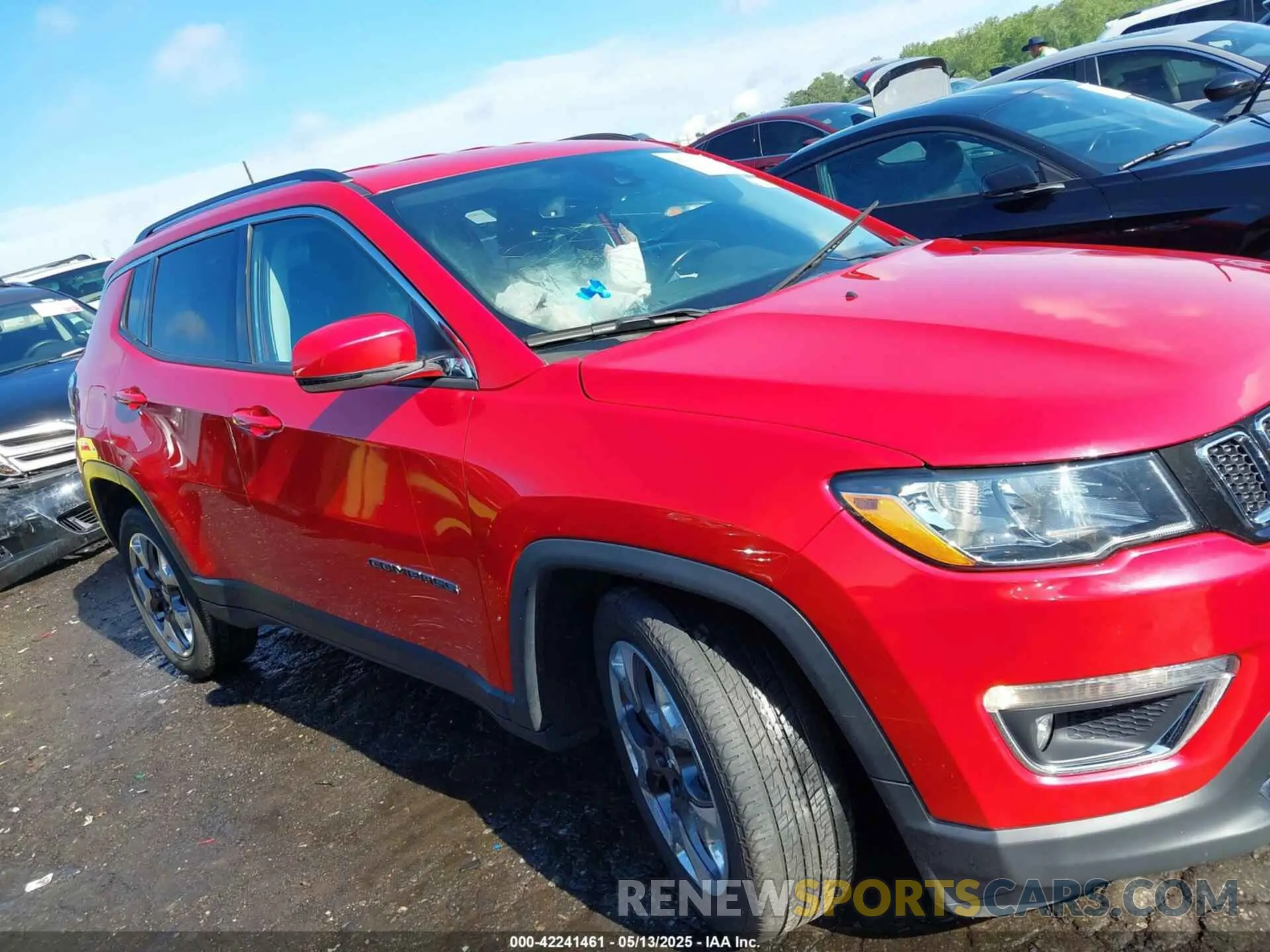 13 fotografías del automóvil dañado 3C4NJCCB2MT573413 JEEP COMPASS 2021
