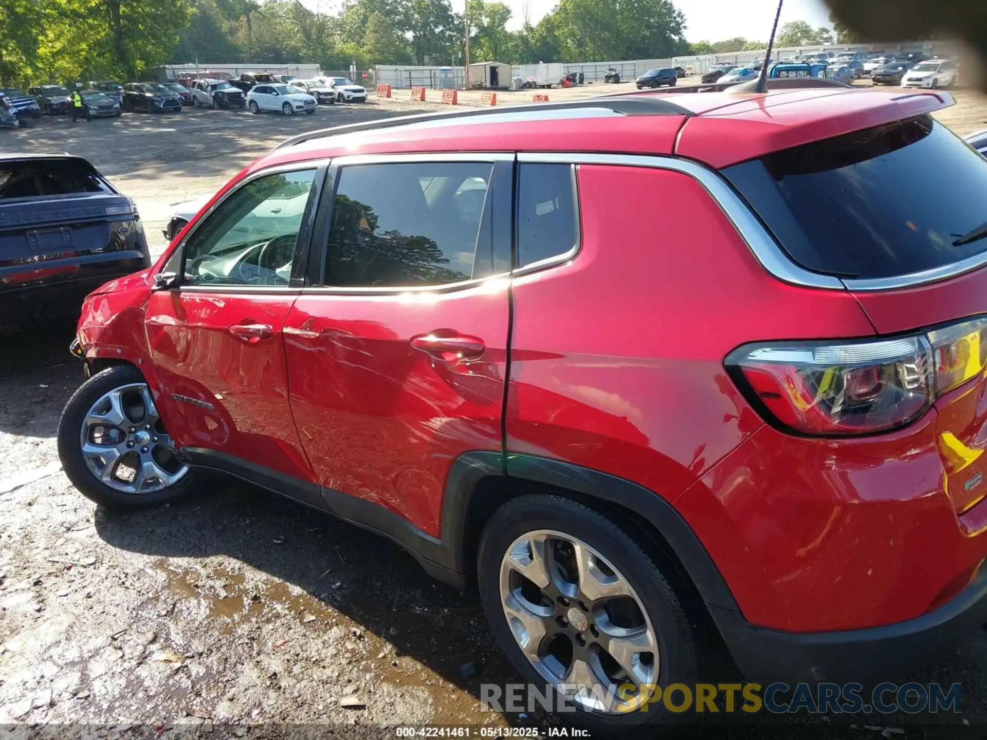 14 fotografías del automóvil dañado 3C4NJCCB2MT573413 JEEP COMPASS 2021