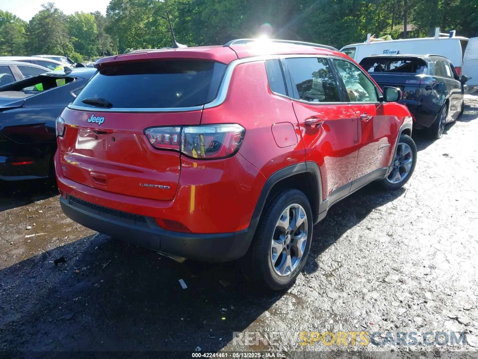 4 fotografías del automóvil dañado 3C4NJCCB2MT573413 JEEP COMPASS 2021