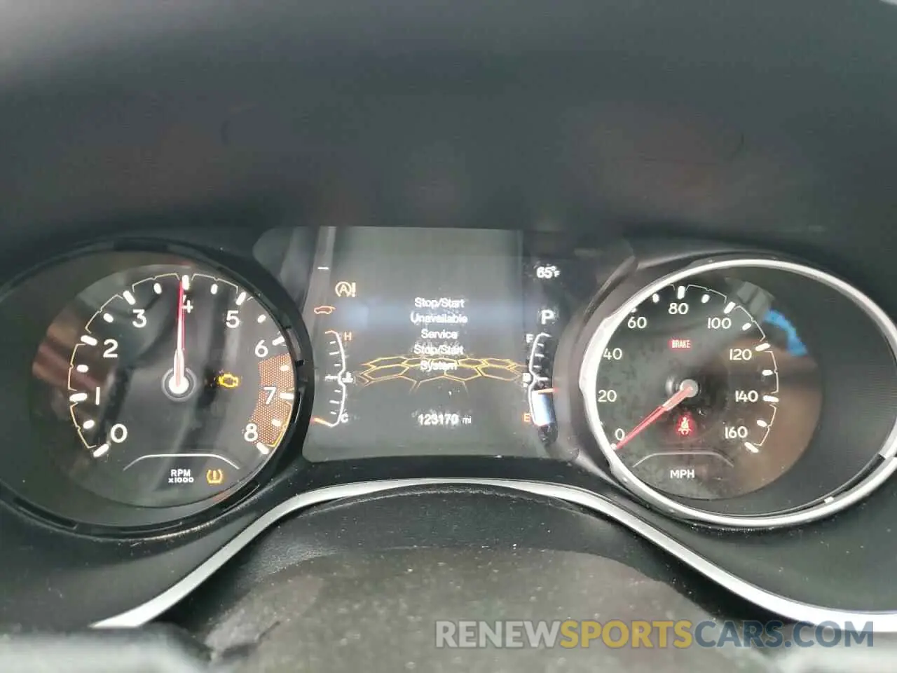 9 fotografías del automóvil dañado 3C4NJCCB3MT514239 JEEP COMPASS 2021