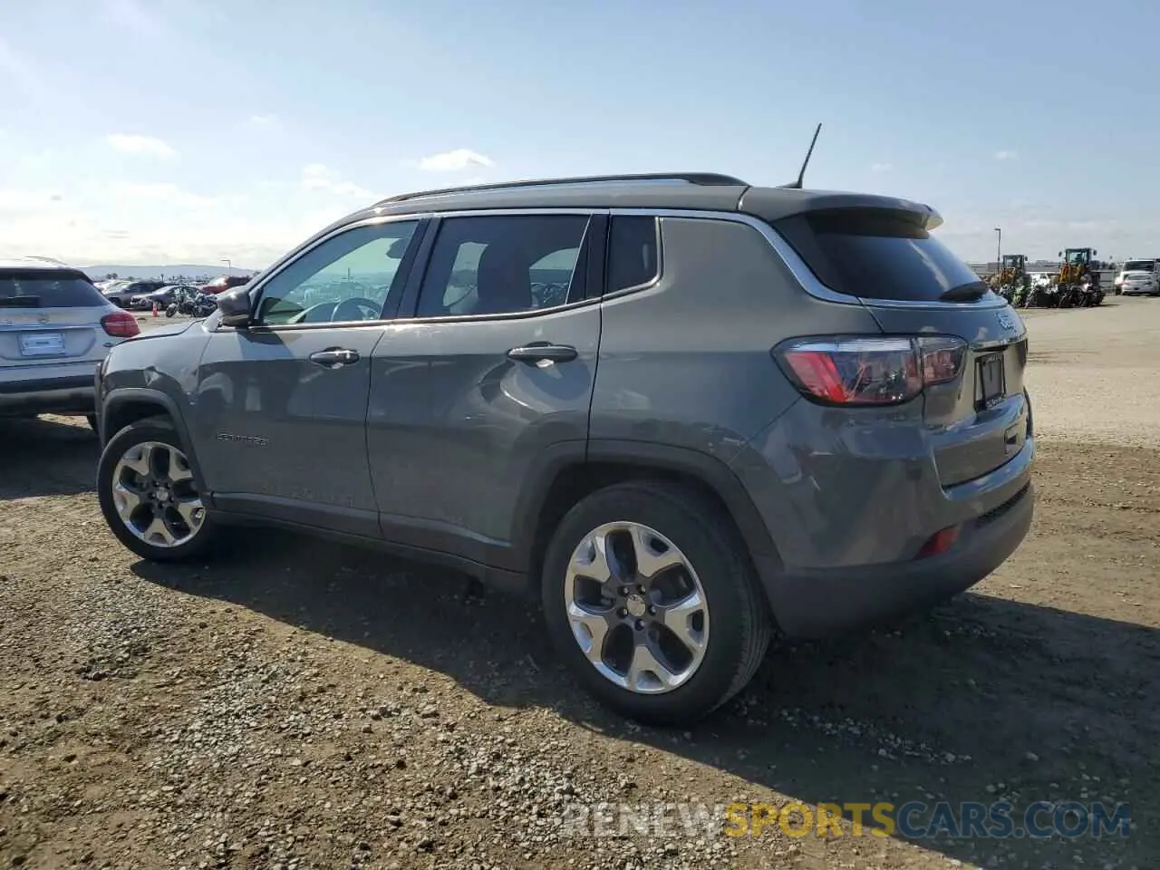 2 fotografías del automóvil dañado 3C4NJCCB5MT559344 JEEP COMPASS 2021