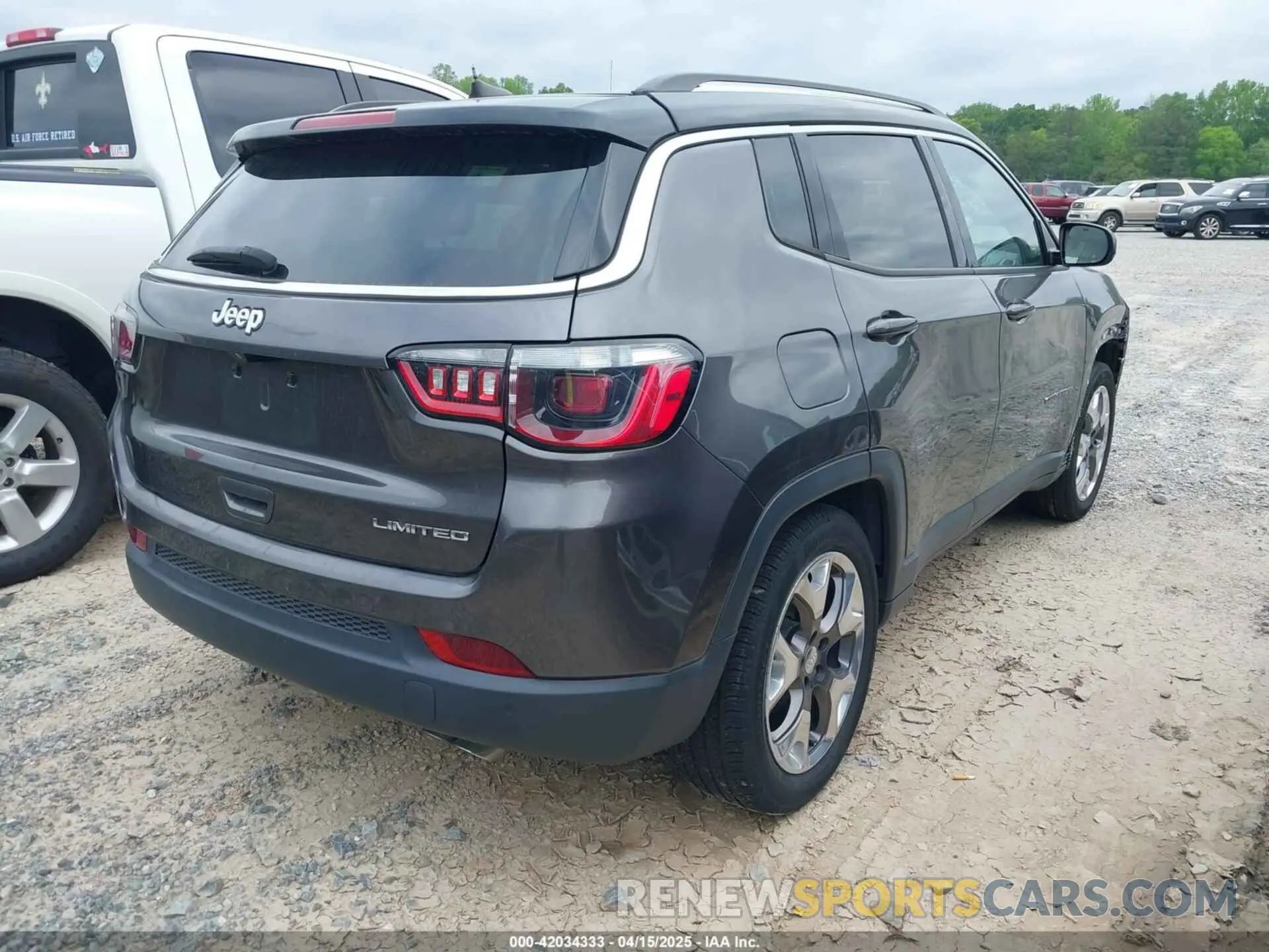 4 fotografías del automóvil dañado 3C4NJCCB6MT523419 JEEP COMPASS 2021