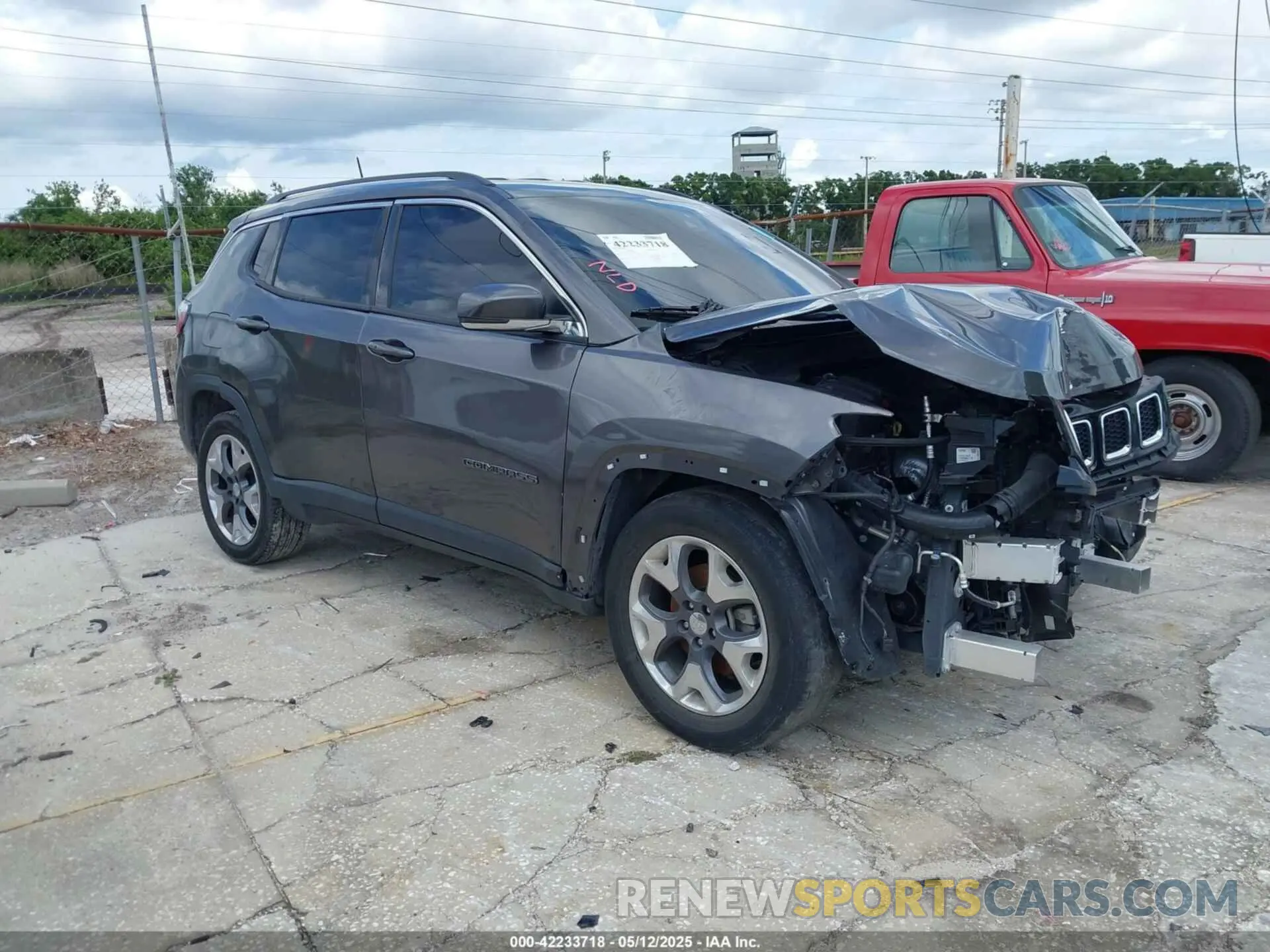 1 fotografías del automóvil dañado 3C4NJCCB9MT573621 JEEP COMPASS 2021