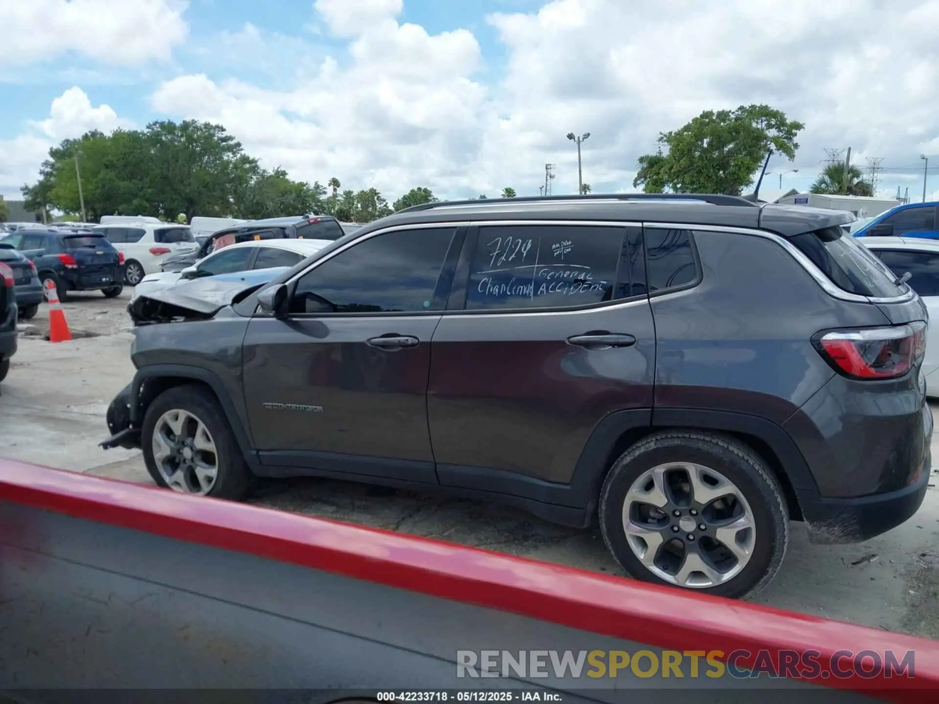 15 fotografías del automóvil dañado 3C4NJCCB9MT573621 JEEP COMPASS 2021