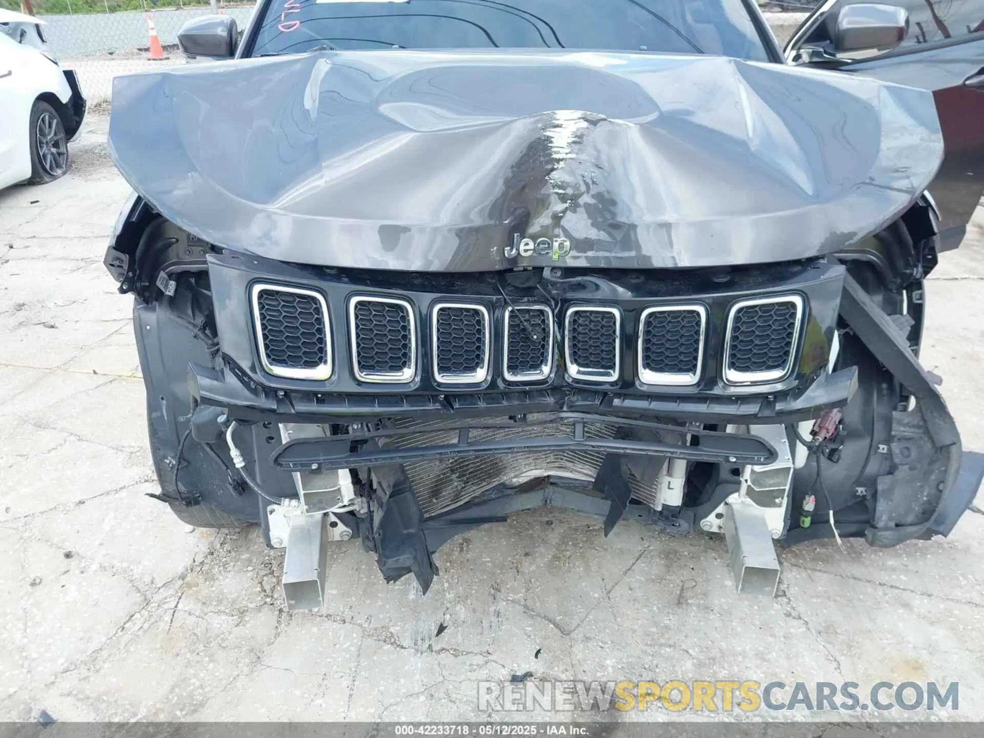 6 fotografías del automóvil dañado 3C4NJCCB9MT573621 JEEP COMPASS 2021