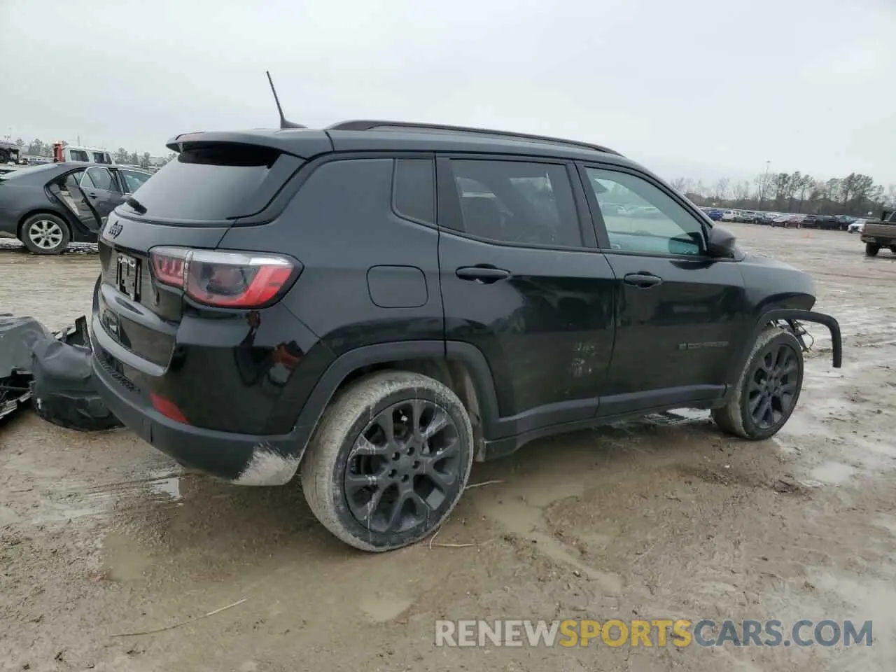 3 fotografías del automóvil dañado 3C4NJCEB2MT602339 JEEP COMPASS 2021