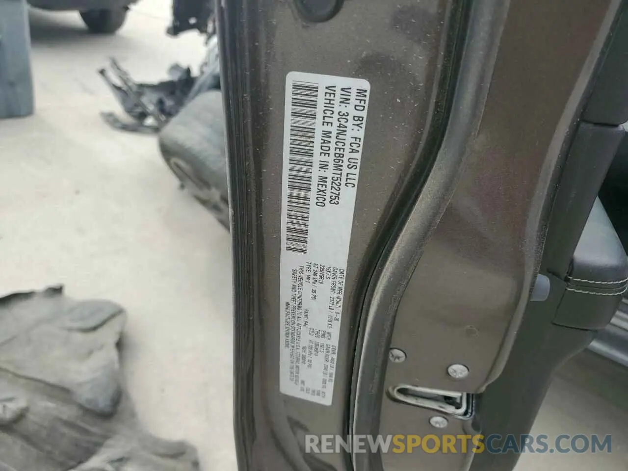 12 fotografías del automóvil dañado 3C4NJCEB6MT522753 JEEP COMPASS 2021
