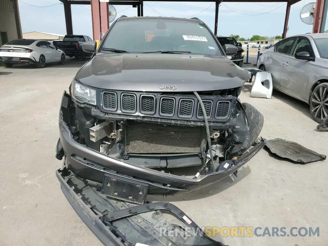 5 fotografías del automóvil dañado 3C4NJCEB6MT522753 JEEP COMPASS 2021