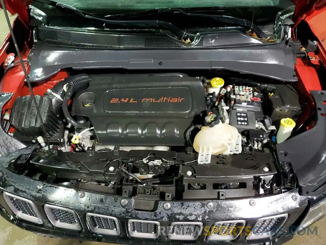 12 fotografías del automóvil dañado 3C4NJCEBXMT597441 JEEP COMPASS 2021