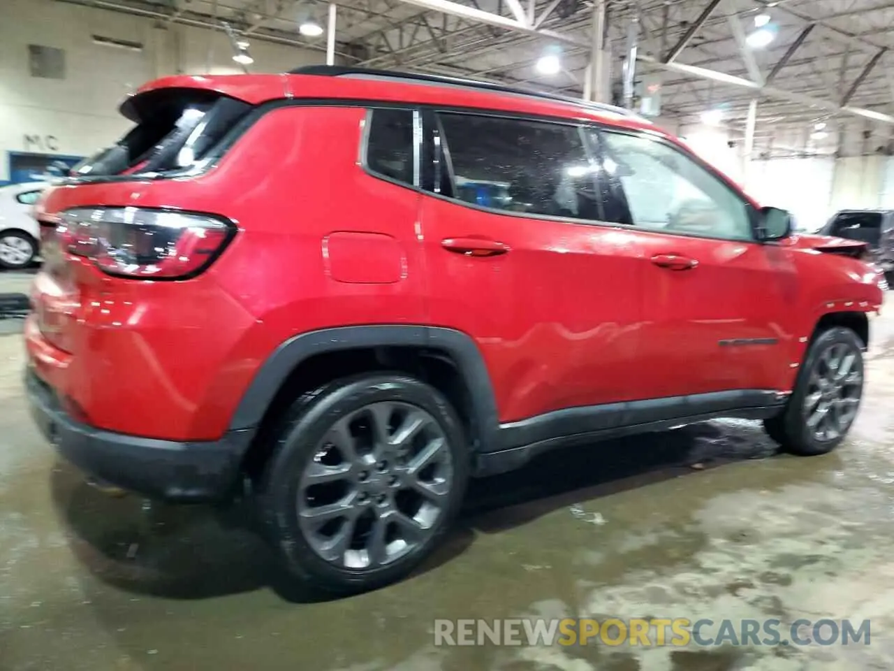 3 fotografías del automóvil dañado 3C4NJCEBXMT597441 JEEP COMPASS 2021