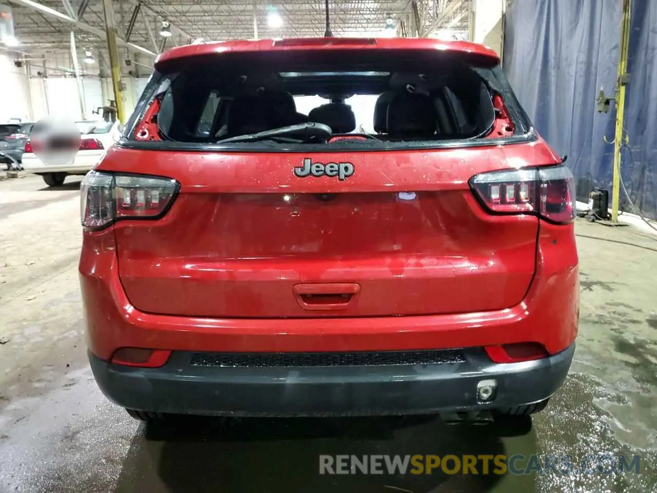 6 fotografías del automóvil dañado 3C4NJCEBXMT597441 JEEP COMPASS 2021