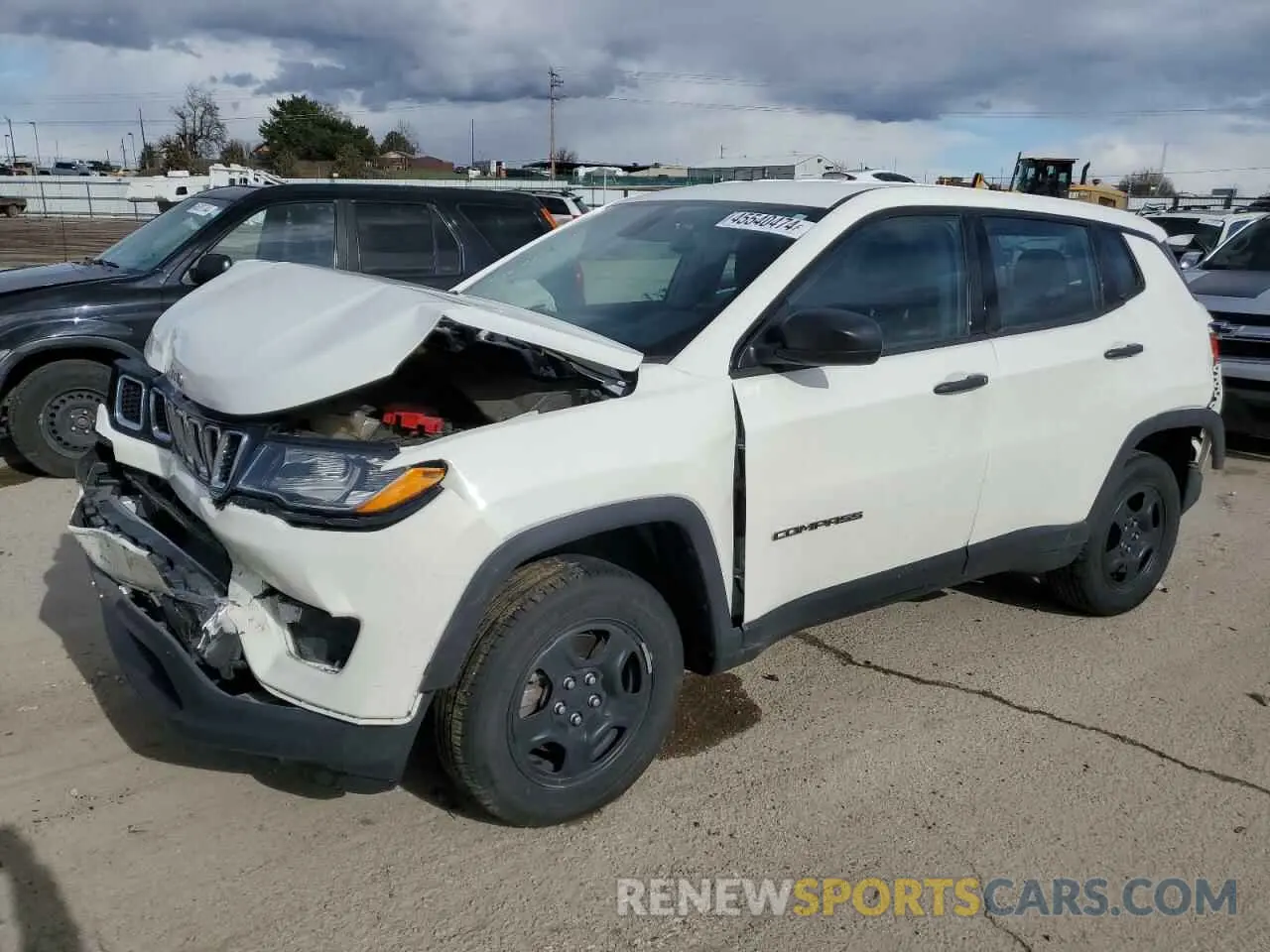 1 fotografías del automóvil dañado 3C4NJDAB3MT545189 JEEP COMPASS 2021