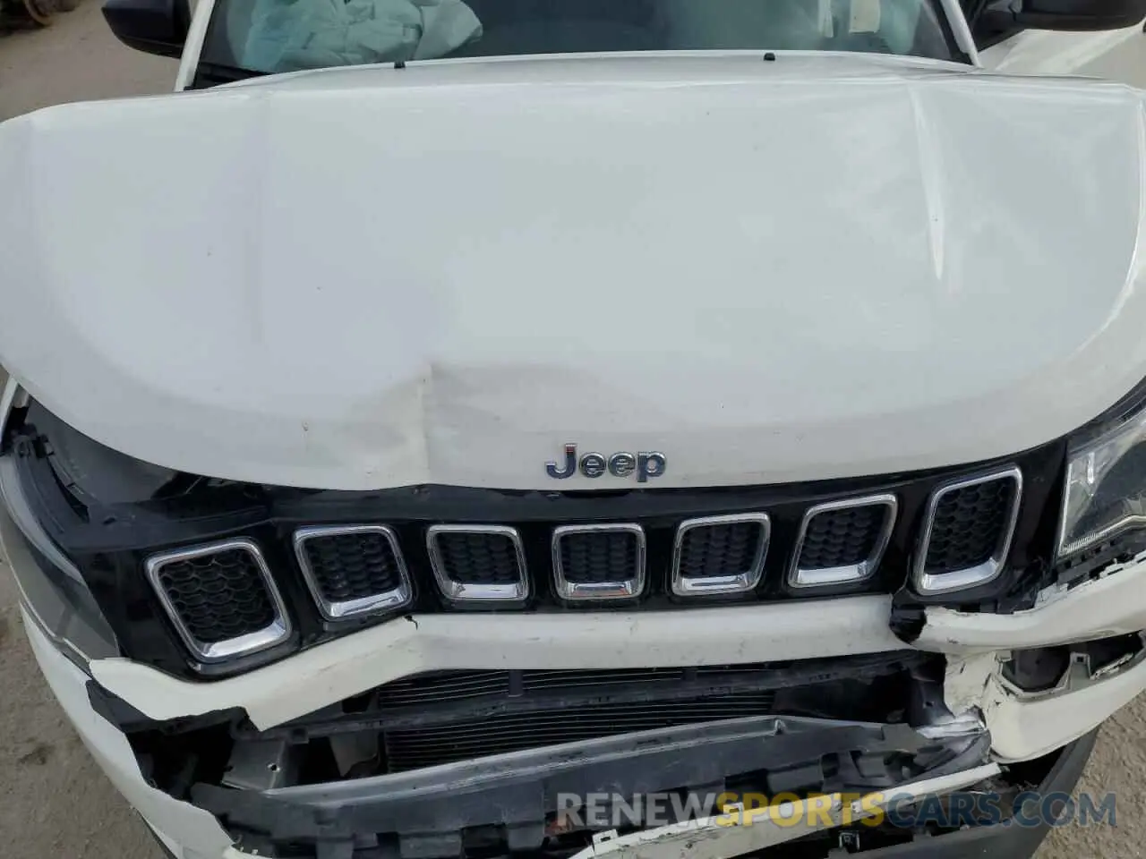 11 fotografías del automóvil dañado 3C4NJDAB3MT545189 JEEP COMPASS 2021