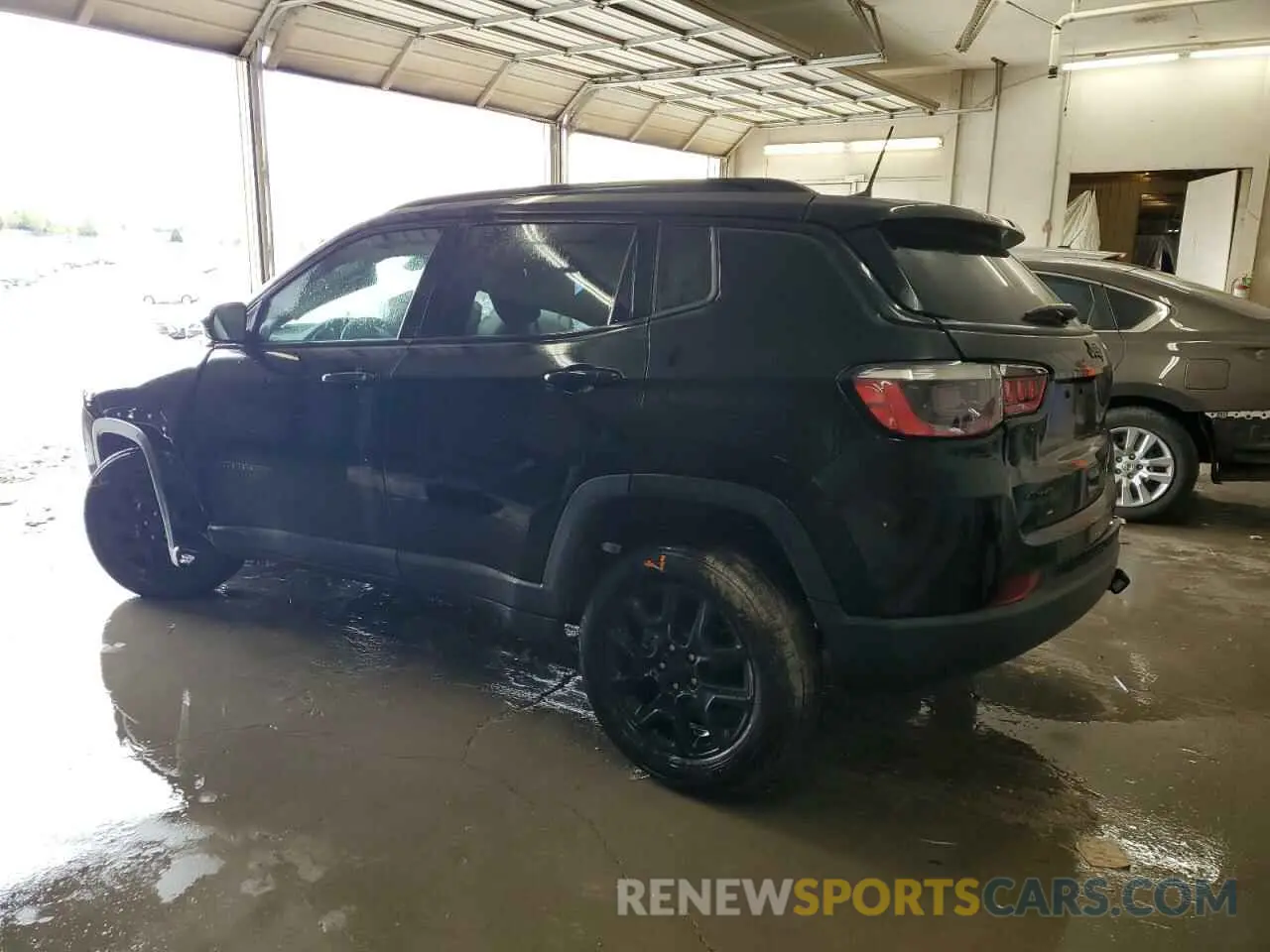 2 fotografías del automóvil dañado 3C4NJDAB6MT591227 JEEP COMPASS 2021