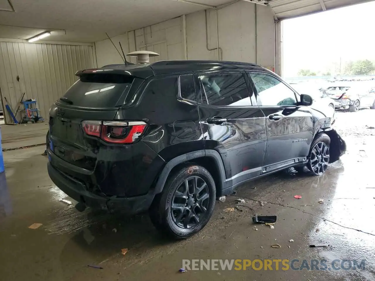3 fotografías del automóvil dañado 3C4NJDAB6MT591227 JEEP COMPASS 2021