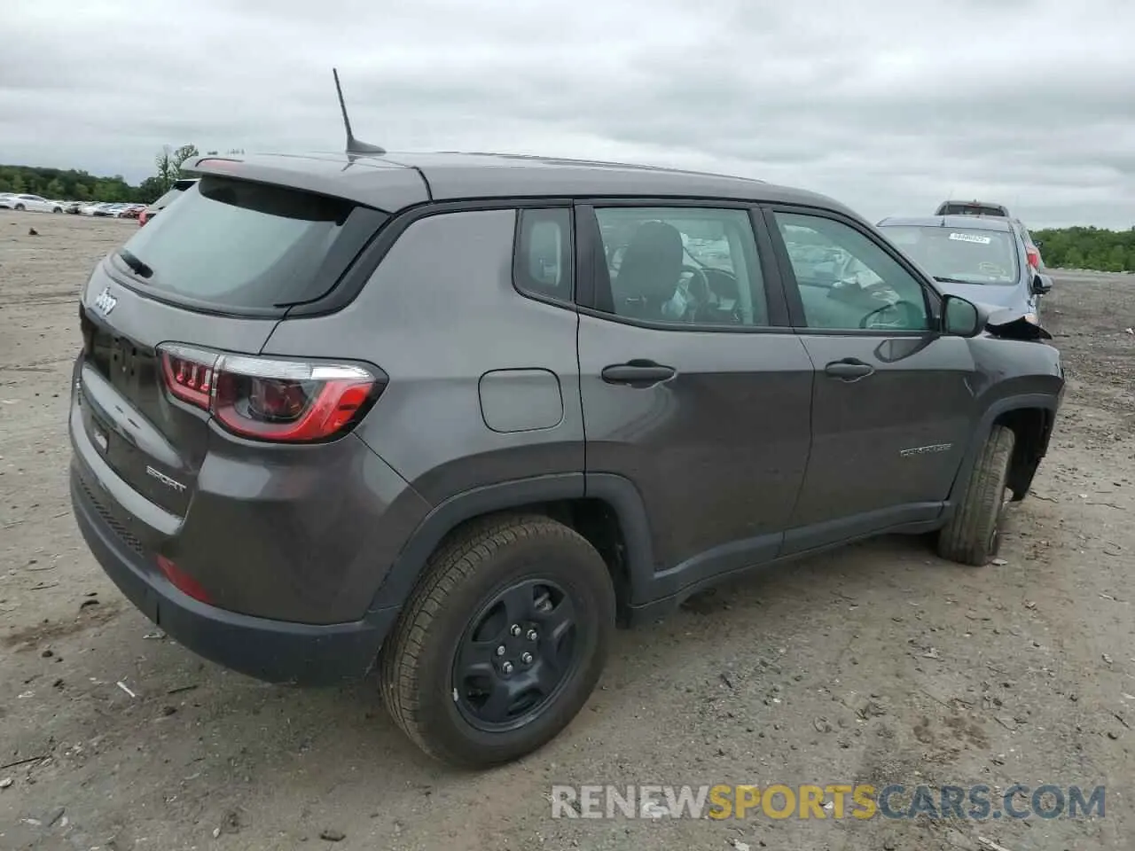3 fotografías del automóvil dañado 3C4NJDAB9MT521057 JEEP COMPASS 2021