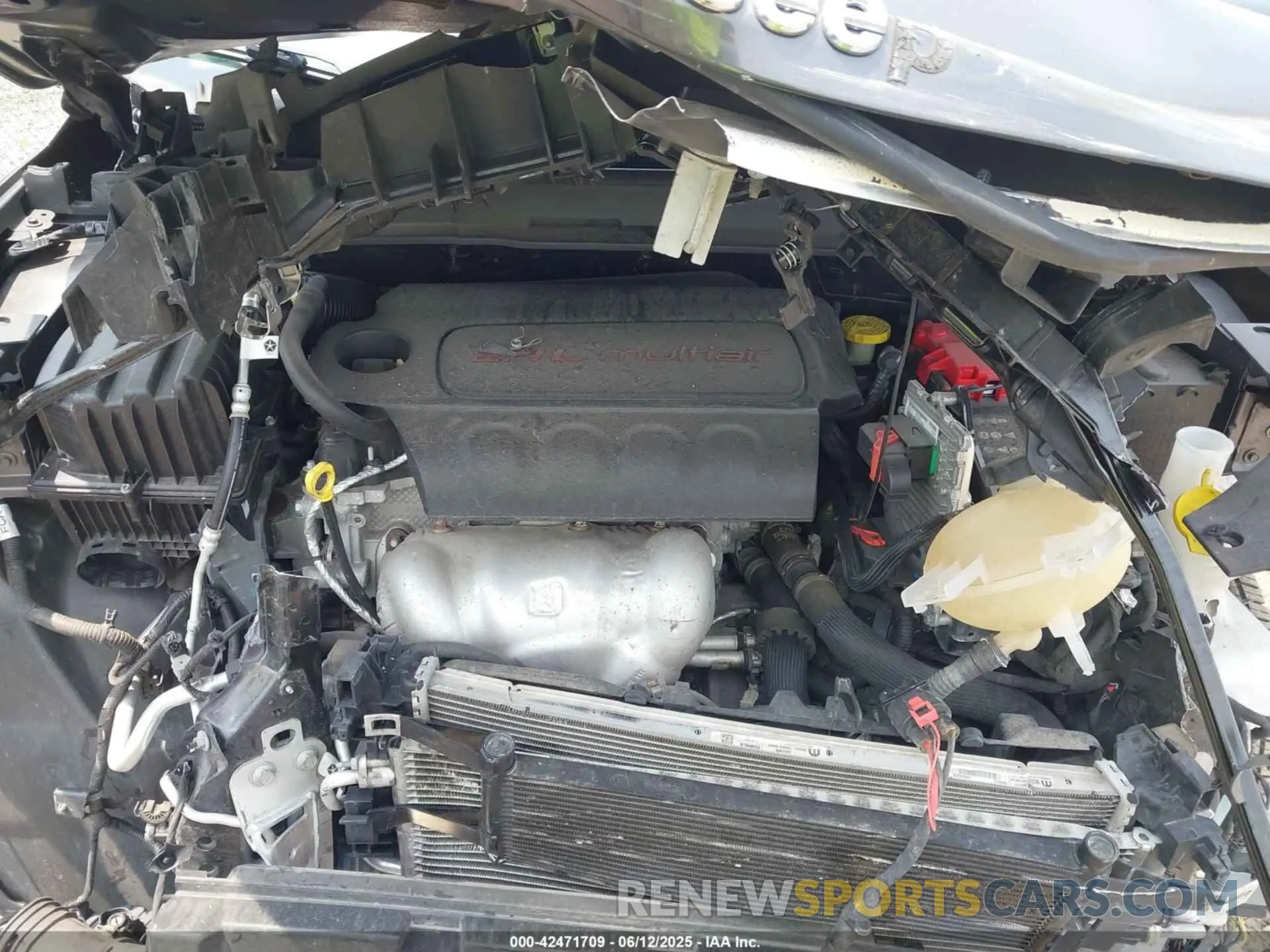 10 fotografías del automóvil dañado 3C4NJDAB9MT566547 JEEP COMPASS 2021