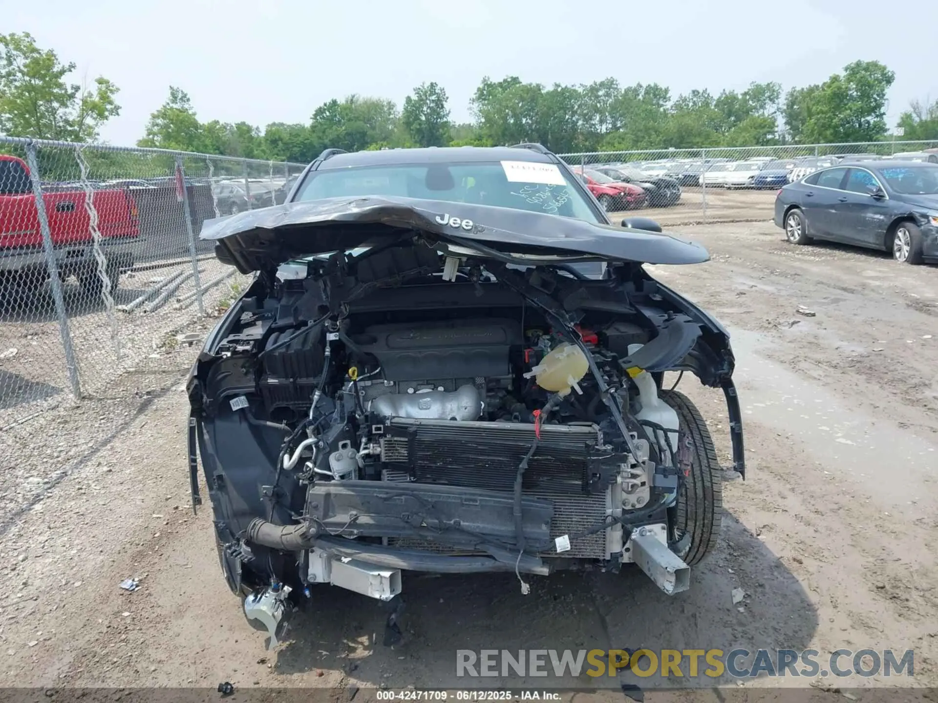 13 fotografías del automóvil dañado 3C4NJDAB9MT566547 JEEP COMPASS 2021