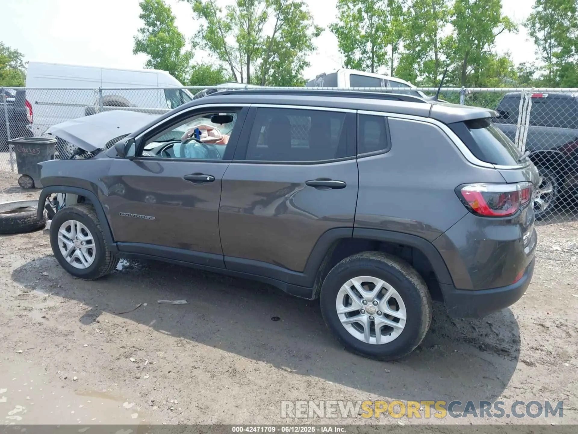 3 fotografías del automóvil dañado 3C4NJDAB9MT566547 JEEP COMPASS 2021