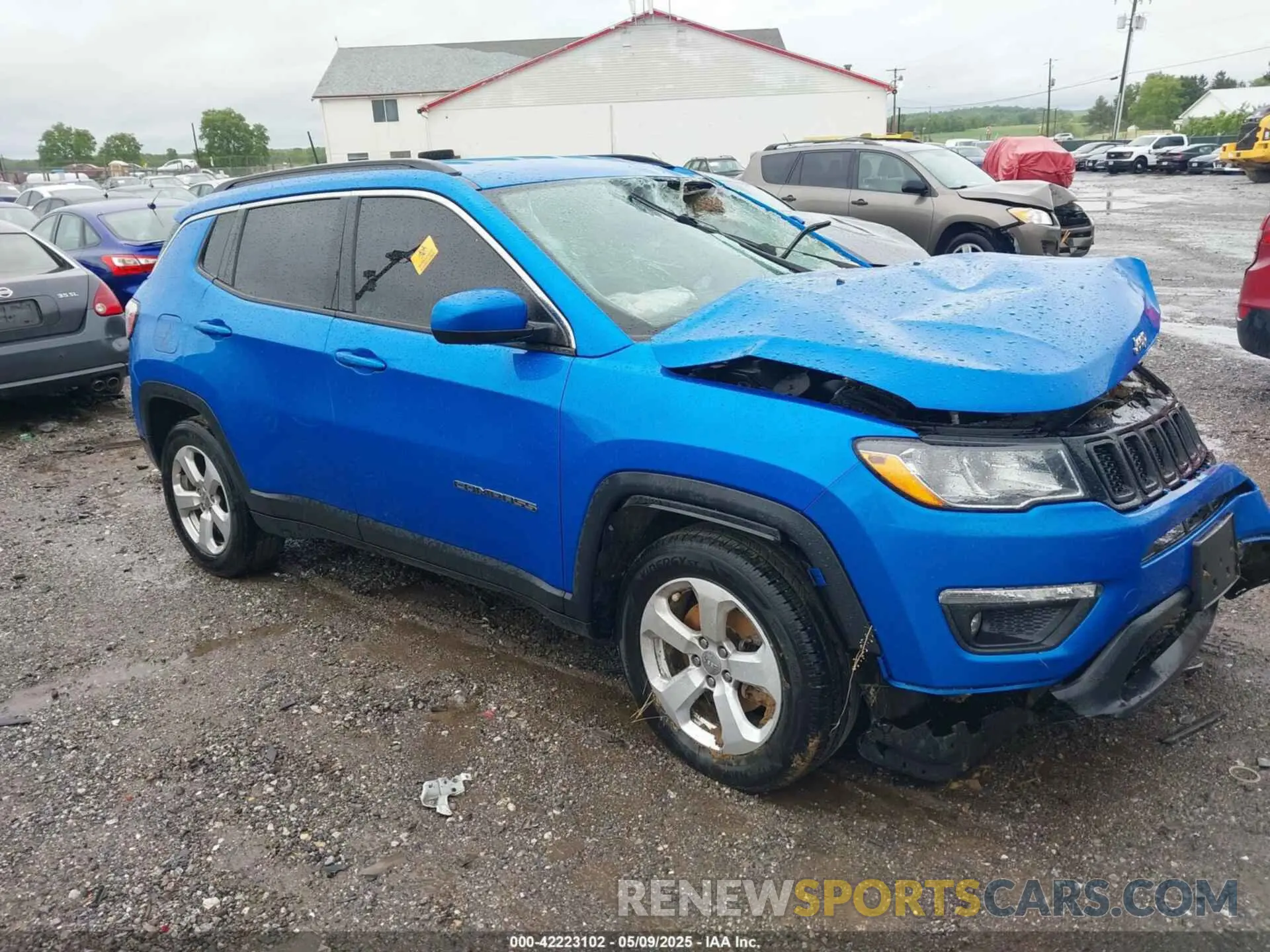 1 fotografías del automóvil dañado 3C4NJDBB0MT570078 JEEP COMPASS 2021