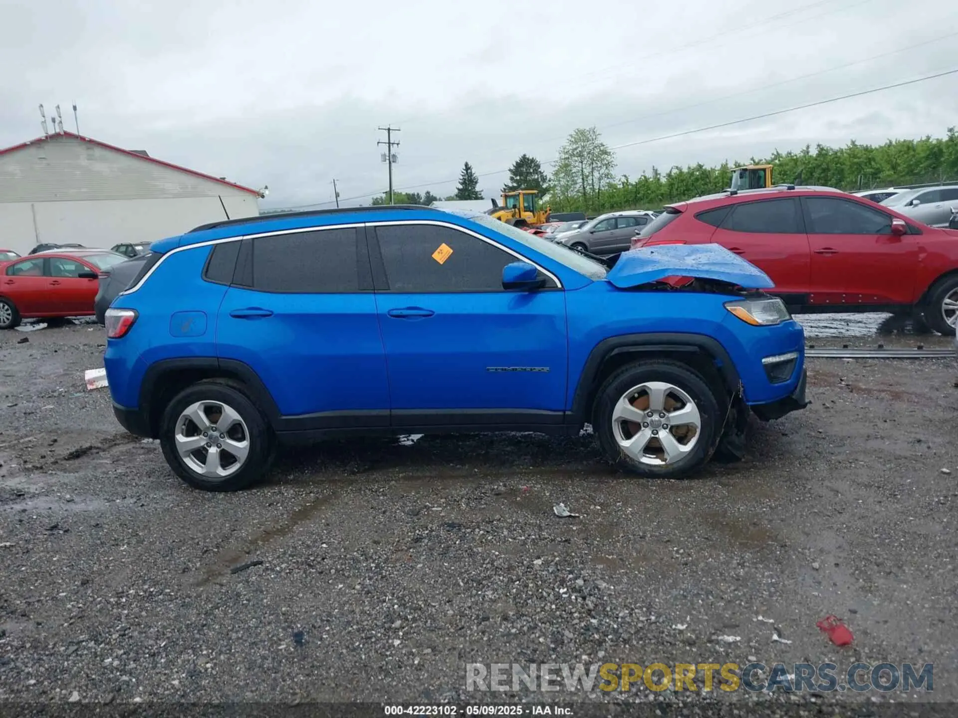 14 fotografías del automóvil dañado 3C4NJDBB0MT570078 JEEP COMPASS 2021