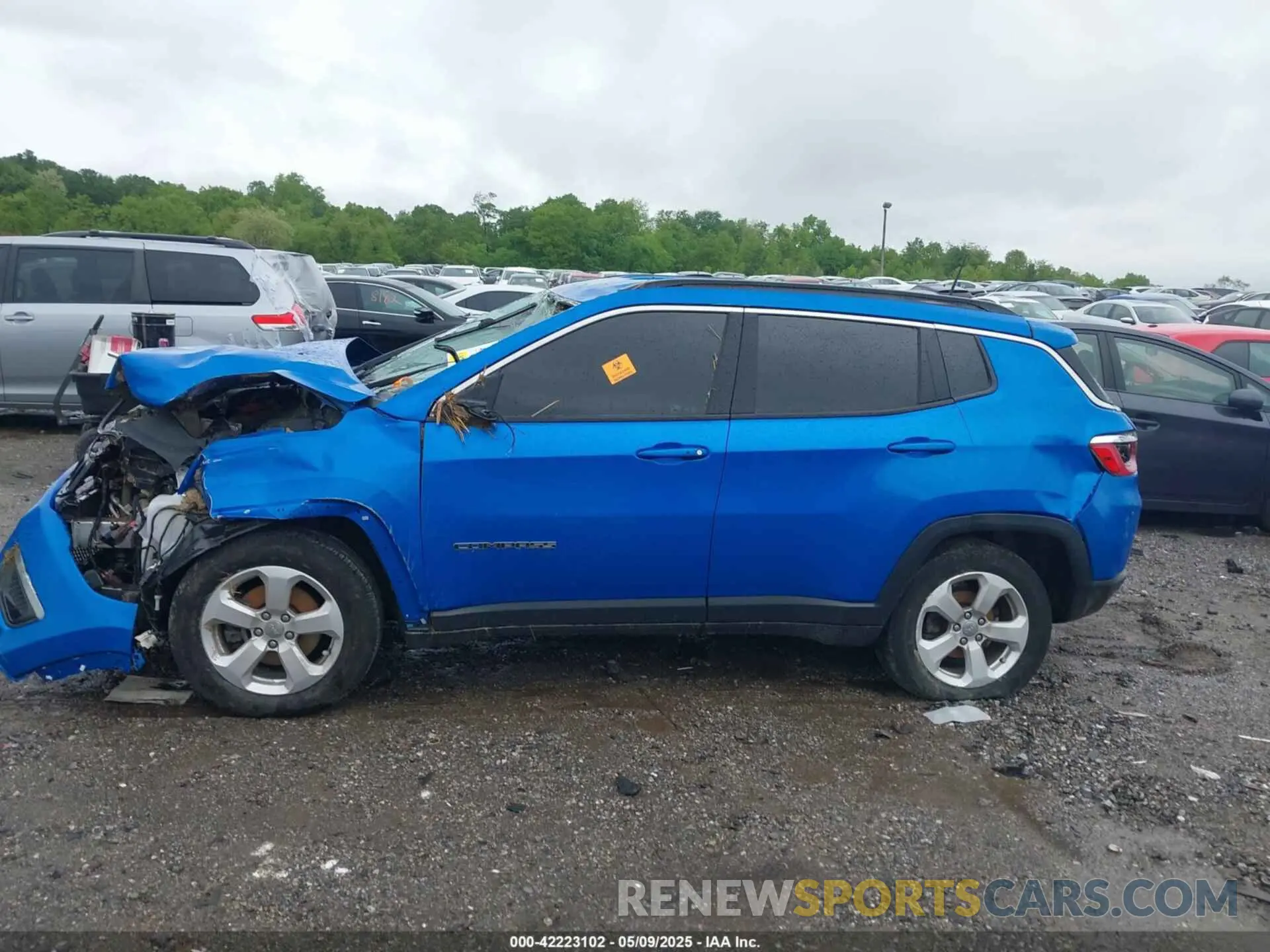 15 fotografías del automóvil dañado 3C4NJDBB0MT570078 JEEP COMPASS 2021