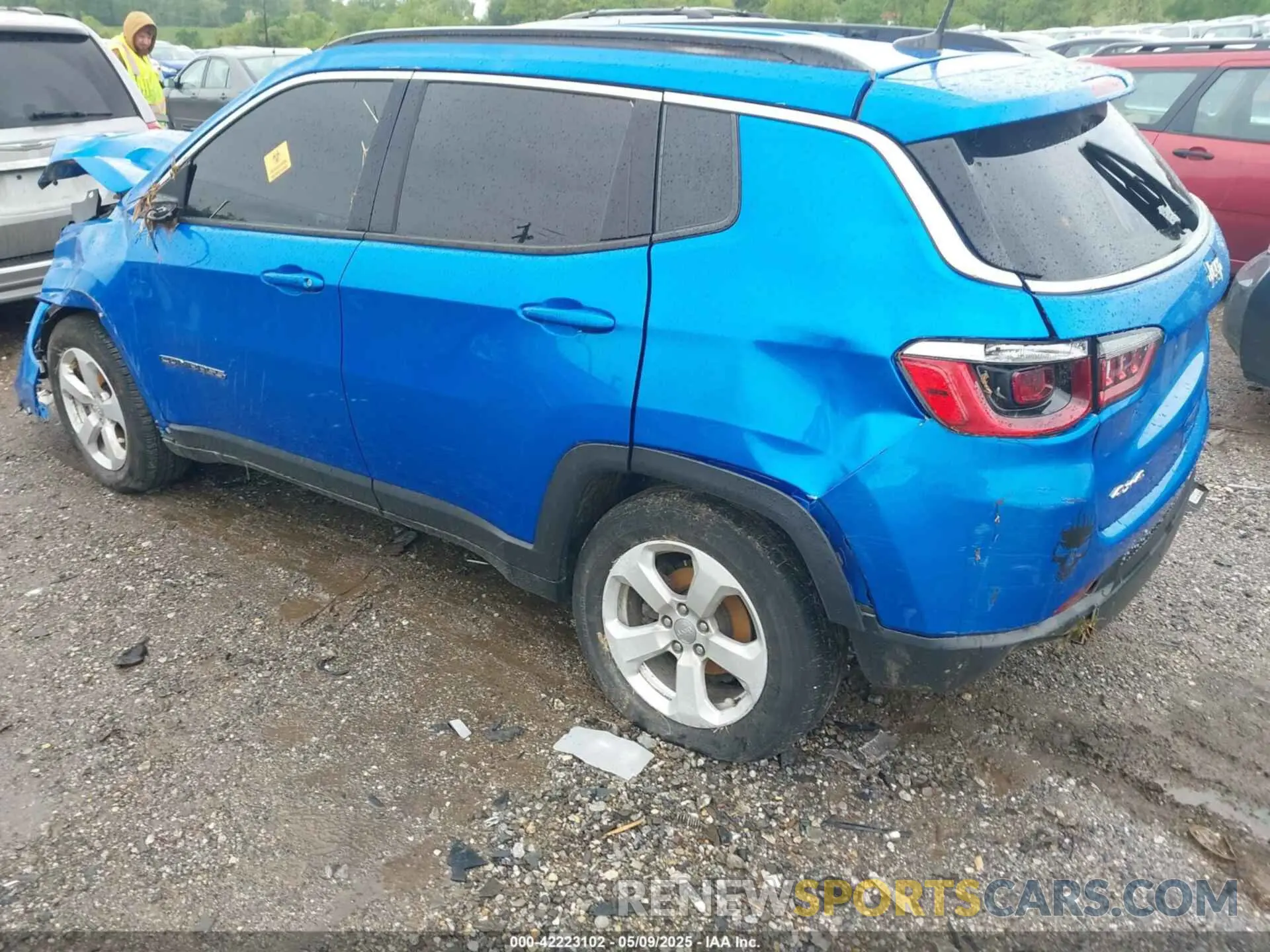 3 fotografías del automóvil dañado 3C4NJDBB0MT570078 JEEP COMPASS 2021