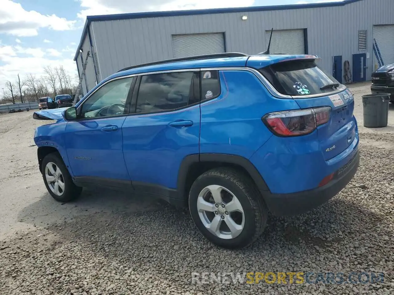 2 fotografías del automóvil dañado 3C4NJDBB1MT534562 JEEP COMPASS 2021