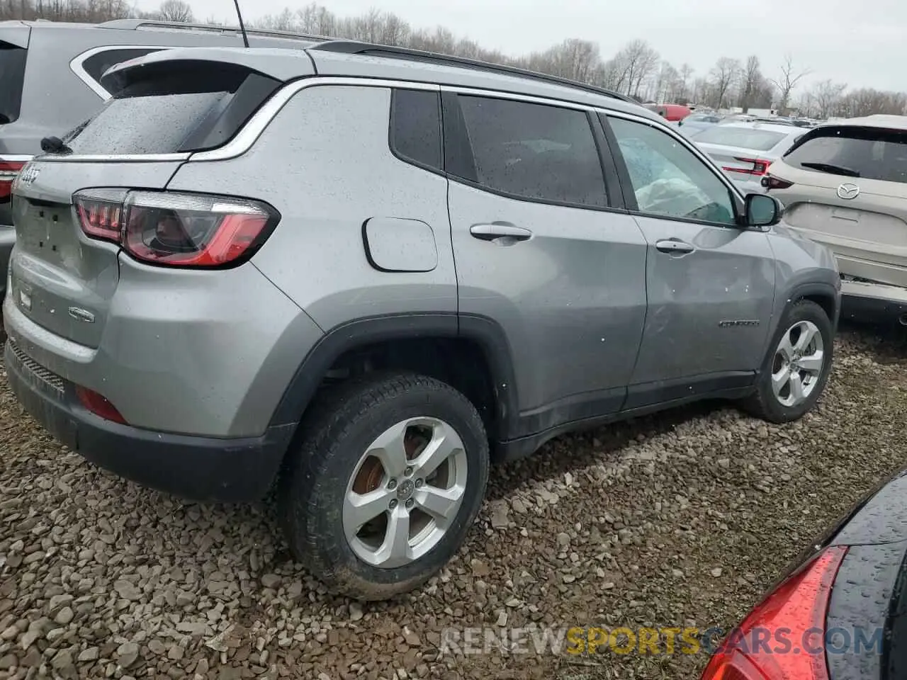 3 fotografías del automóvil dañado 3C4NJDBB1MT537736 JEEP COMPASS 2021
