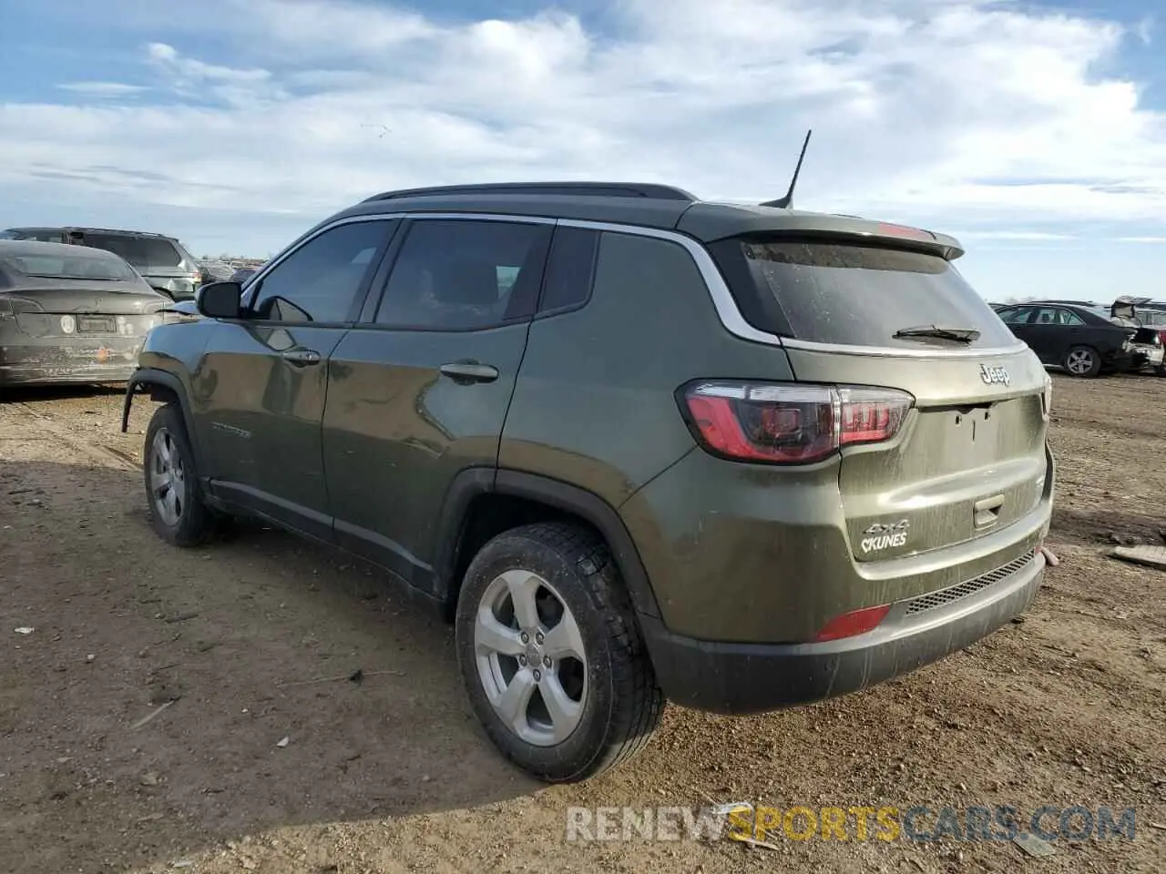 2 fotografías del automóvil dañado 3C4NJDBB1MT540703 JEEP COMPASS 2021