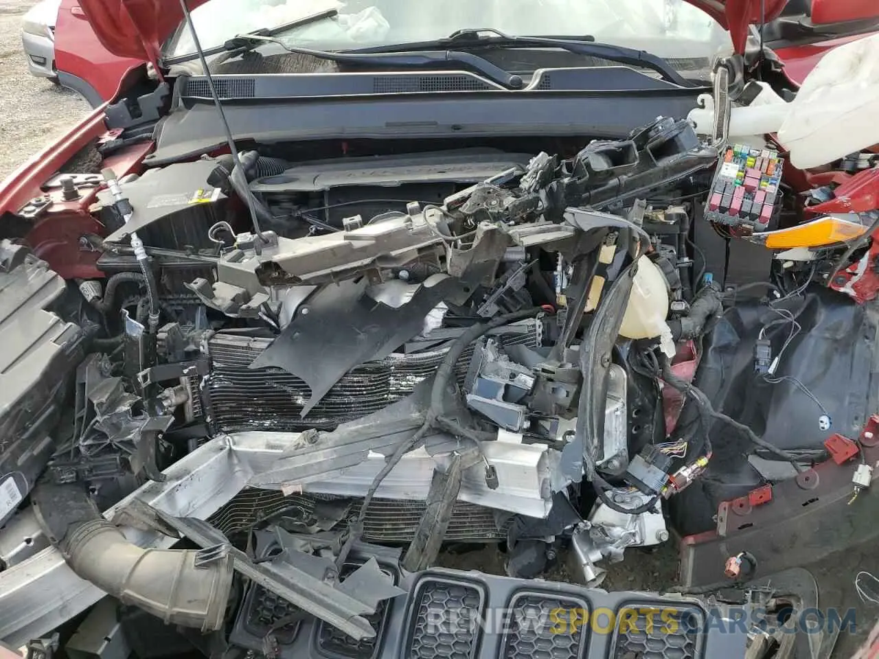 11 fotografías del automóvil dañado 3C4NJDBB1MT562619 JEEP COMPASS 2021