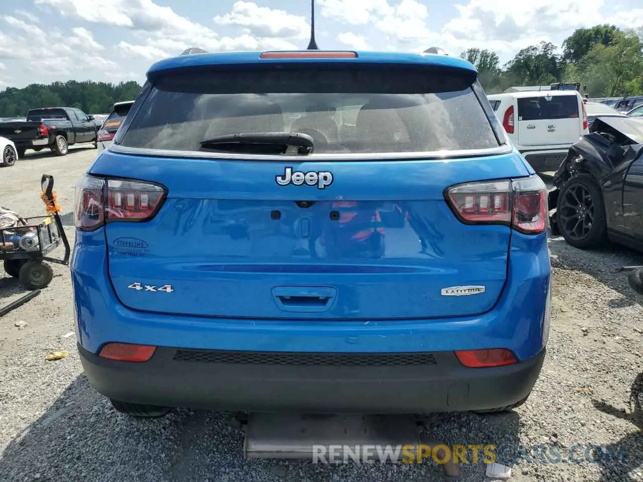 6 fotografías del automóvil dañado 3C4NJDBB1MT584118 JEEP COMPASS 2021