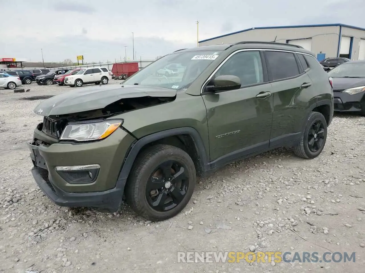 1 fotografías del automóvil dañado 3C4NJDBB1MT600821 JEEP COMPASS 2021