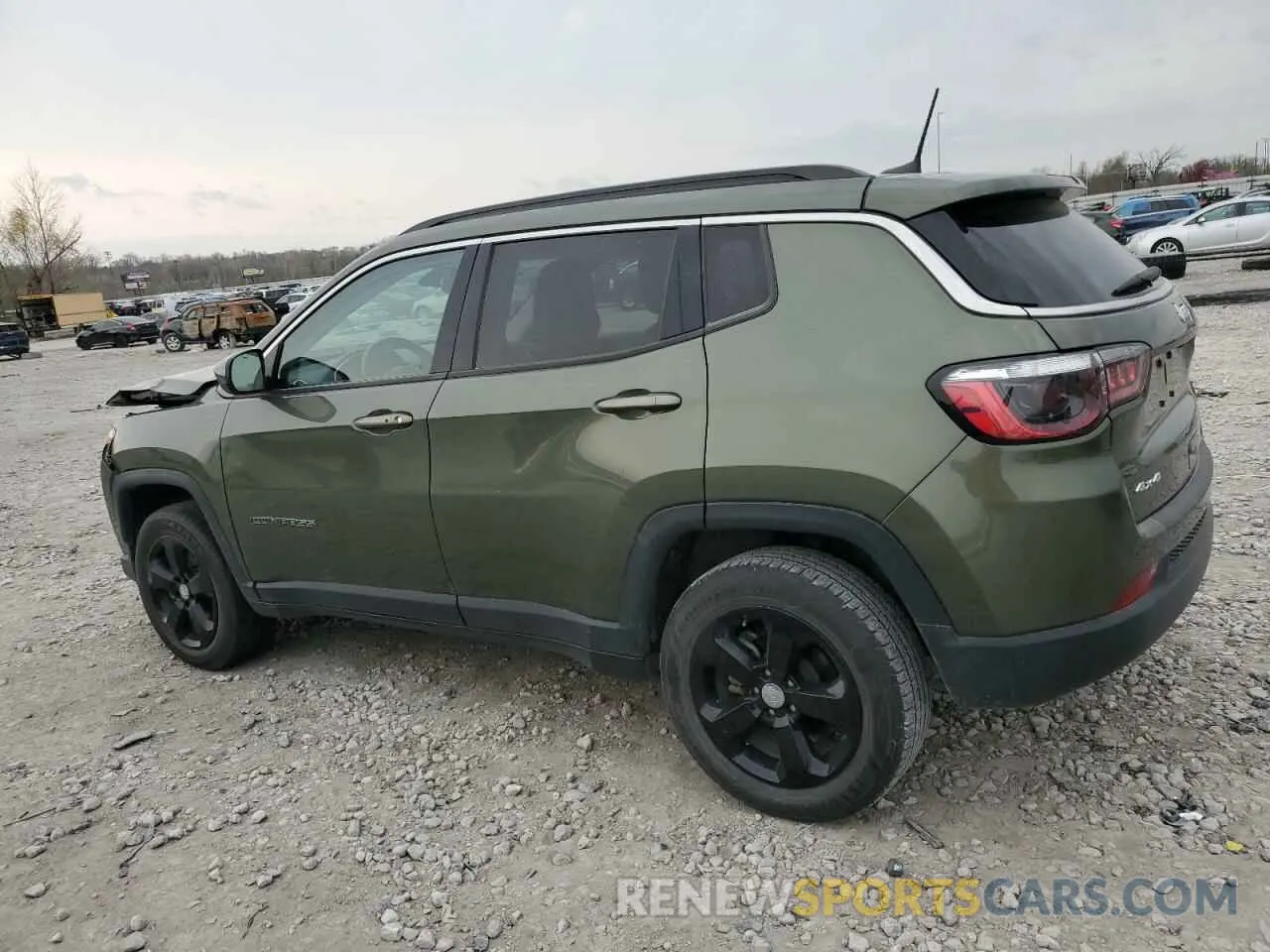 2 fotografías del automóvil dañado 3C4NJDBB1MT600821 JEEP COMPASS 2021