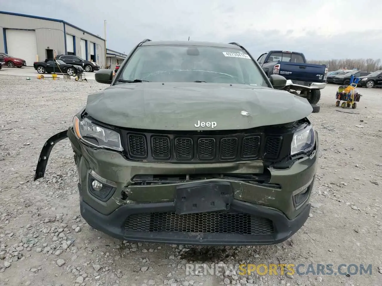 5 fotografías del automóvil dañado 3C4NJDBB1MT600821 JEEP COMPASS 2021