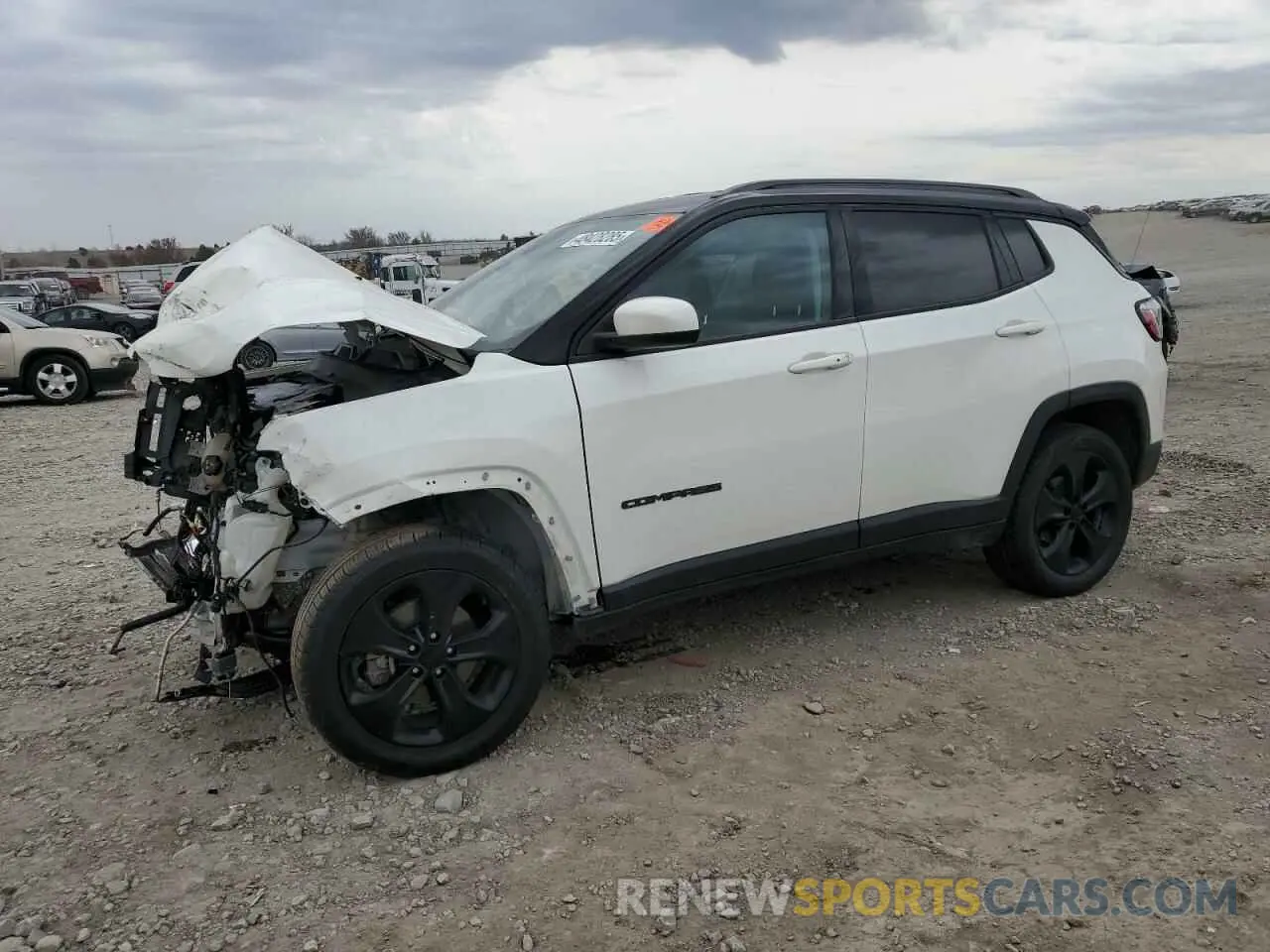 1 fotografías del automóvil dañado 3C4NJDBB2MT519133 JEEP COMPASS 2021