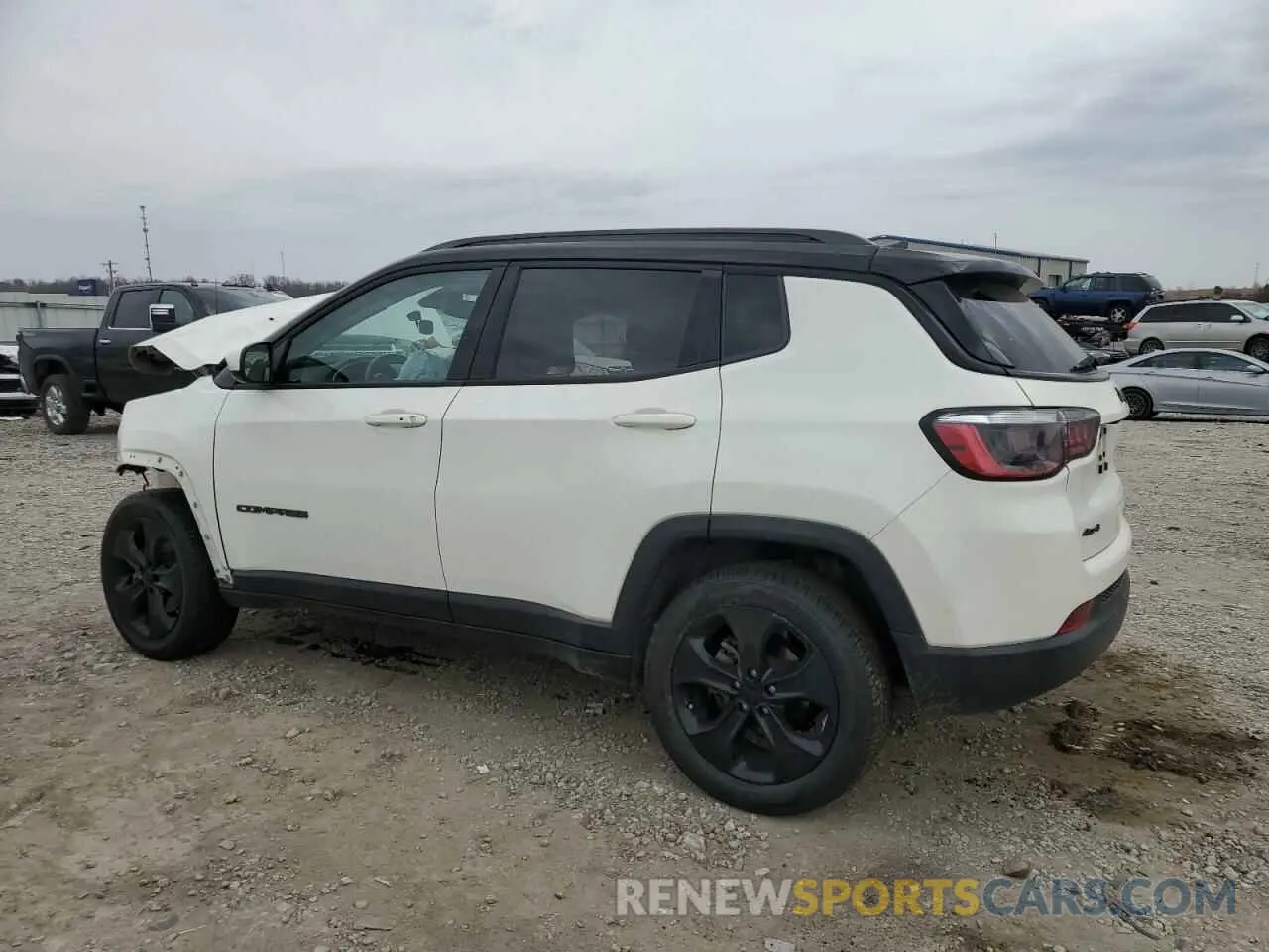 2 fotografías del automóvil dañado 3C4NJDBB2MT519133 JEEP COMPASS 2021