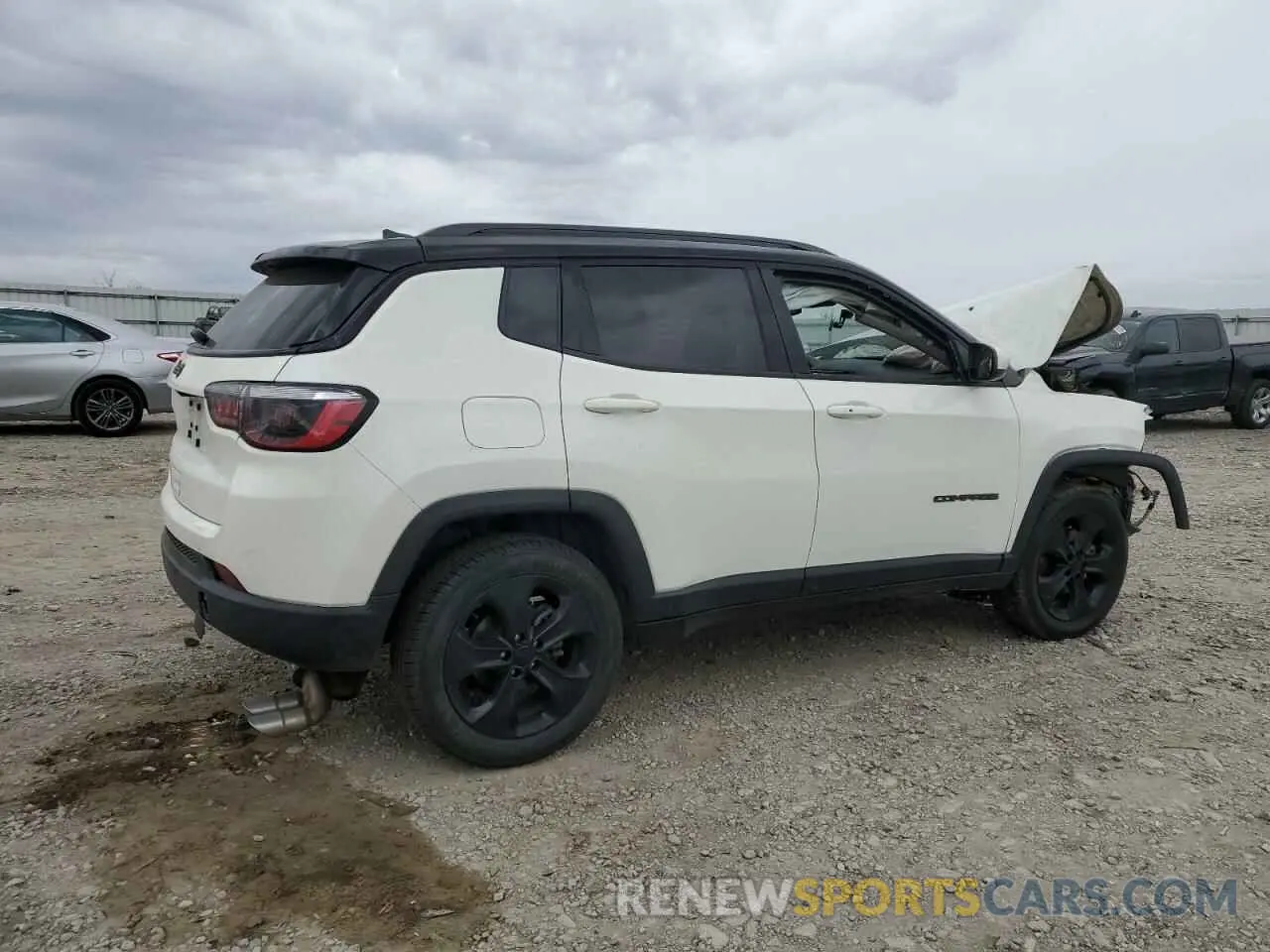 3 fotografías del automóvil dañado 3C4NJDBB2MT519133 JEEP COMPASS 2021