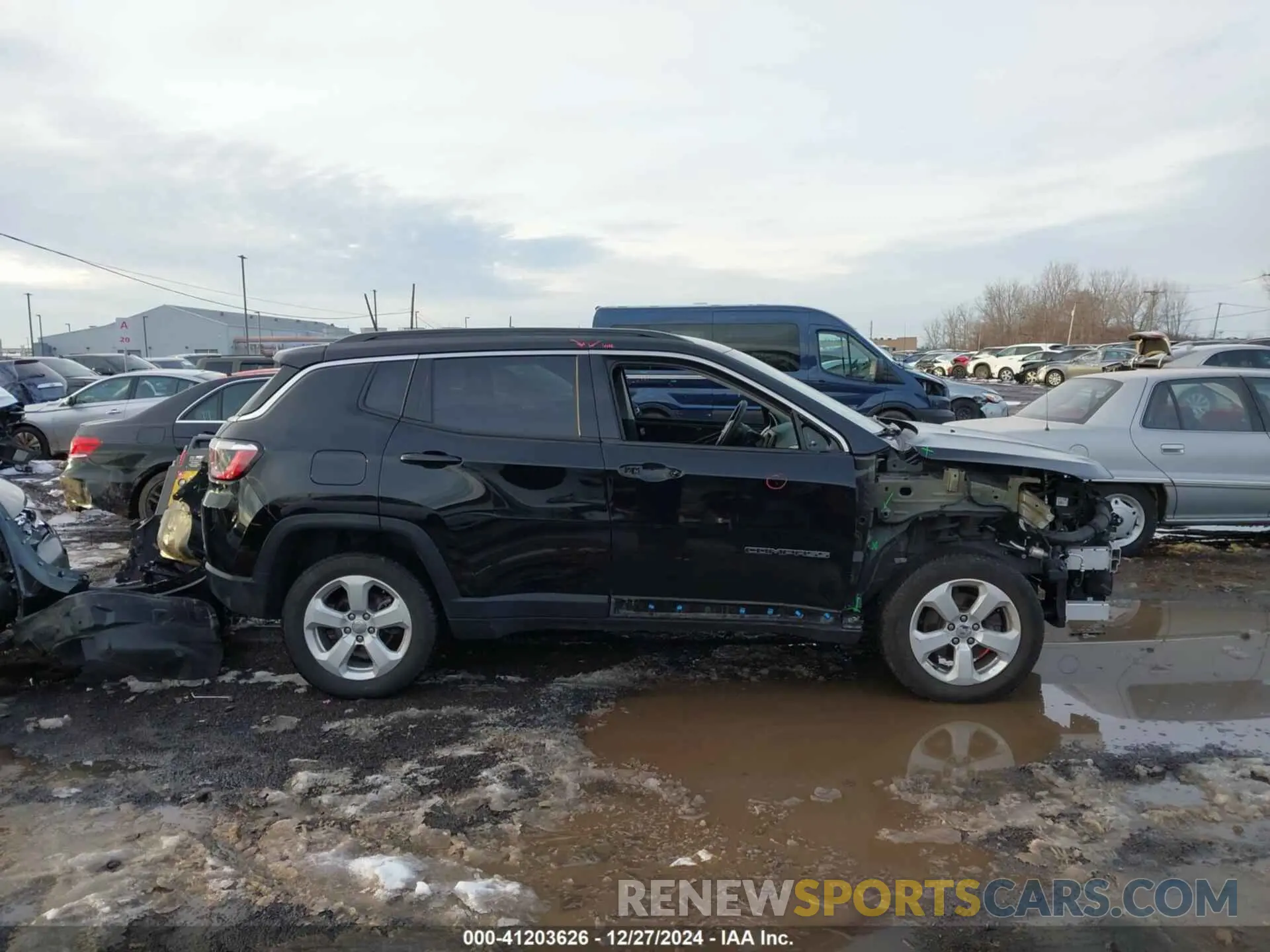 13 fotografías del automóvil dañado 3C4NJDBB2MT530276 JEEP COMPASS 2021