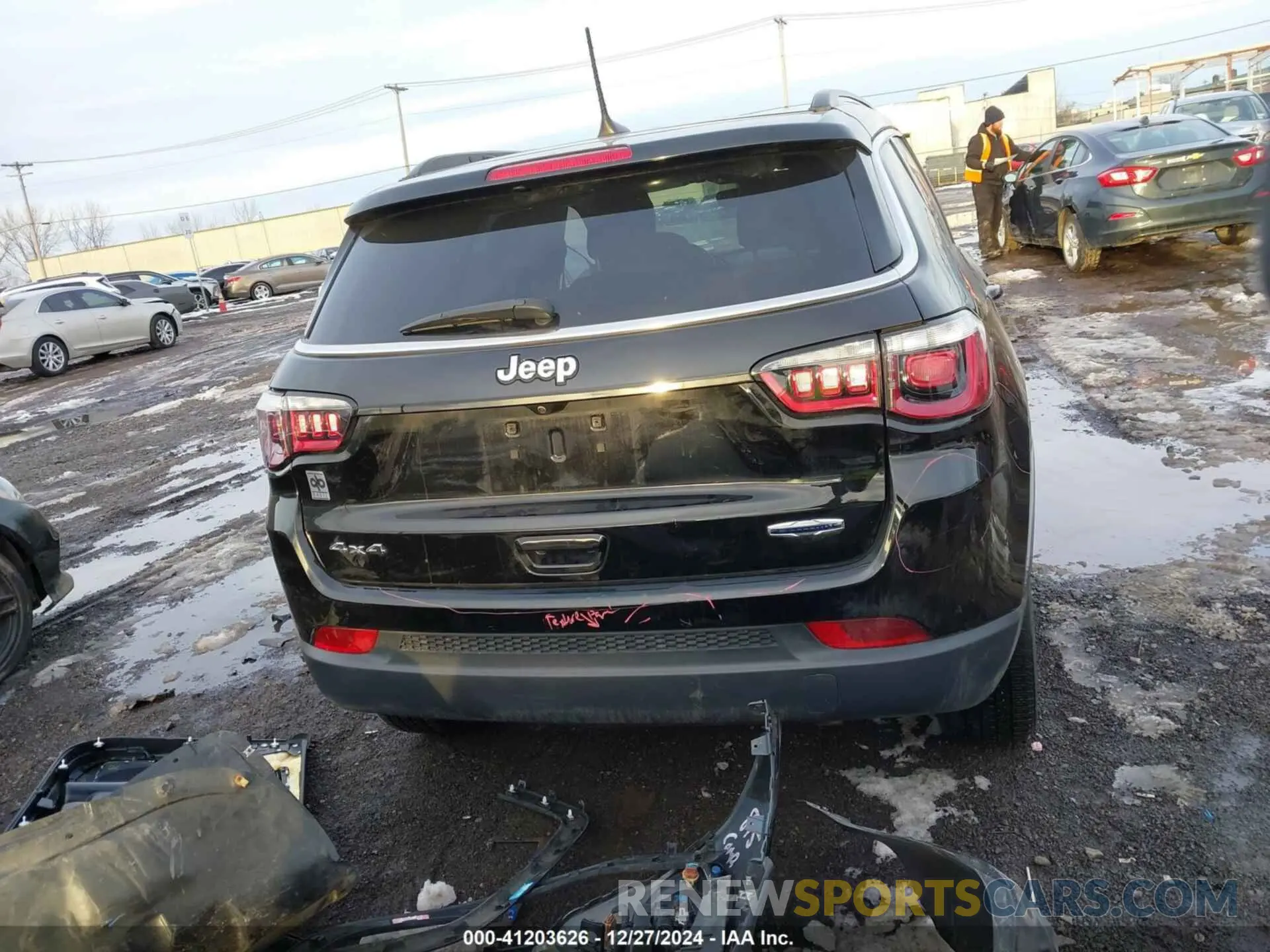 16 fotografías del automóvil dañado 3C4NJDBB2MT530276 JEEP COMPASS 2021